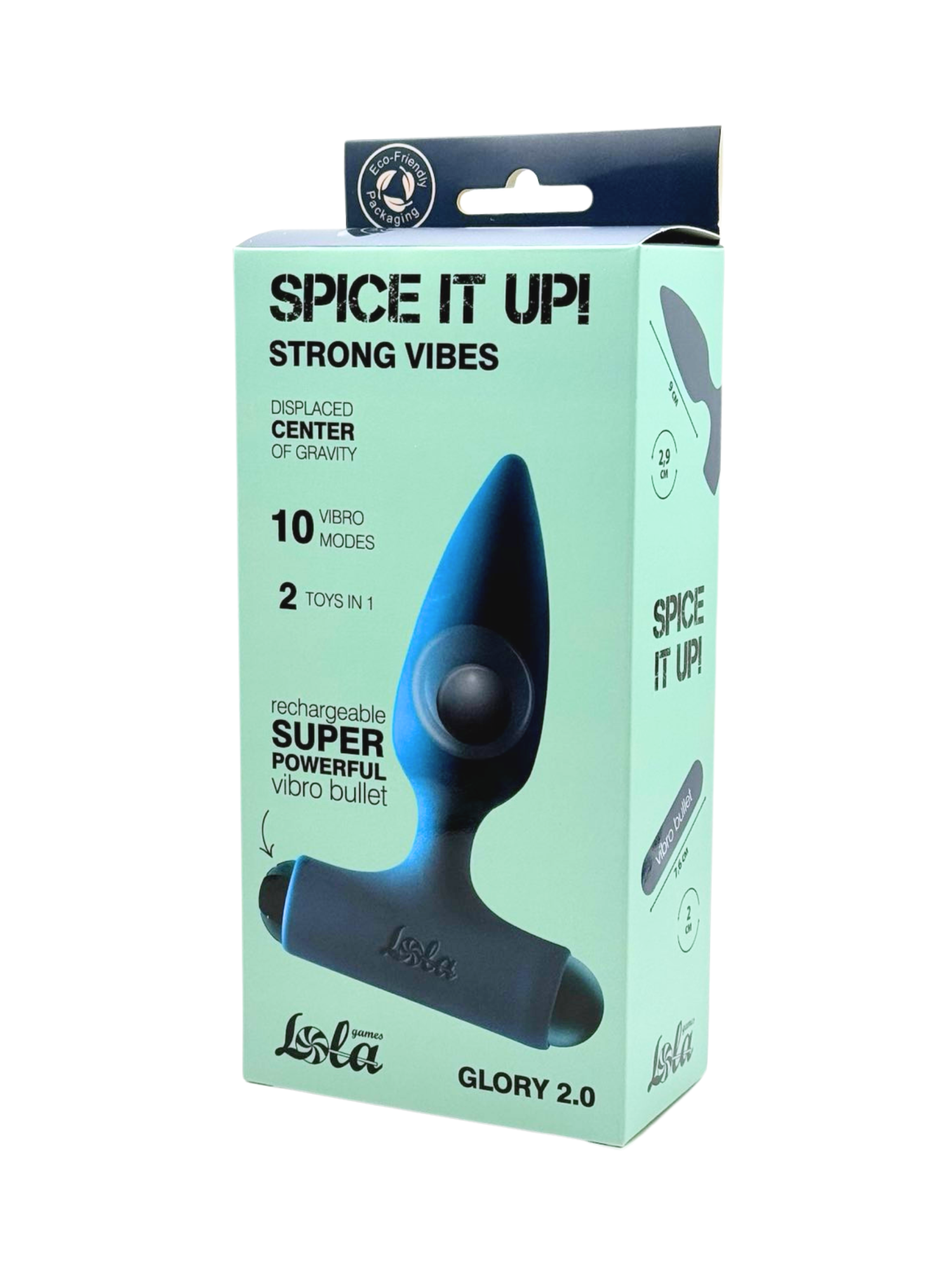 анальная пробка с перезаряжаемой вибропулей spice it up glory 2.0 8015-05lola в Сочи