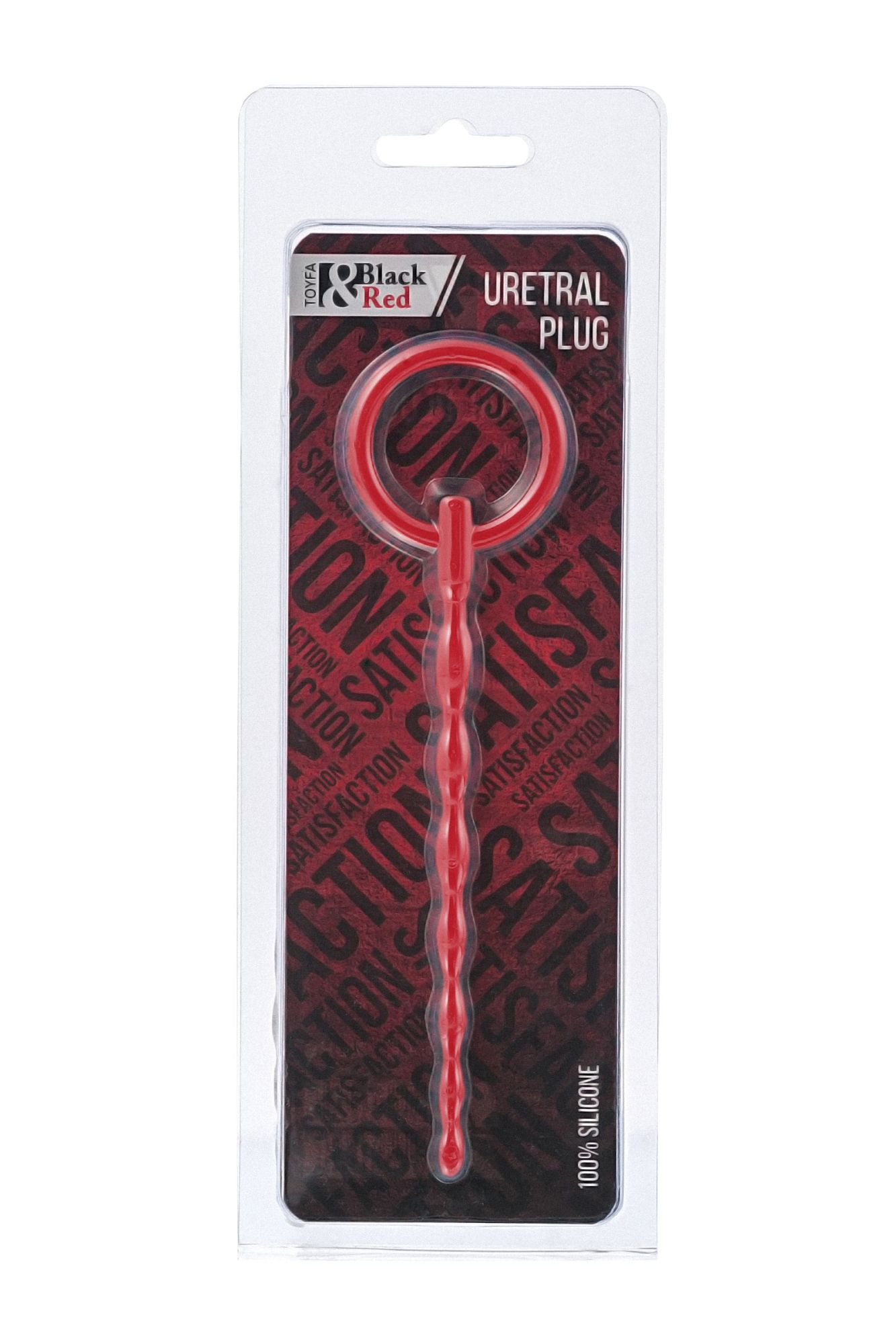 уретральный плаг black&red by toyfa, силикон, красный, 16 см в Сочи