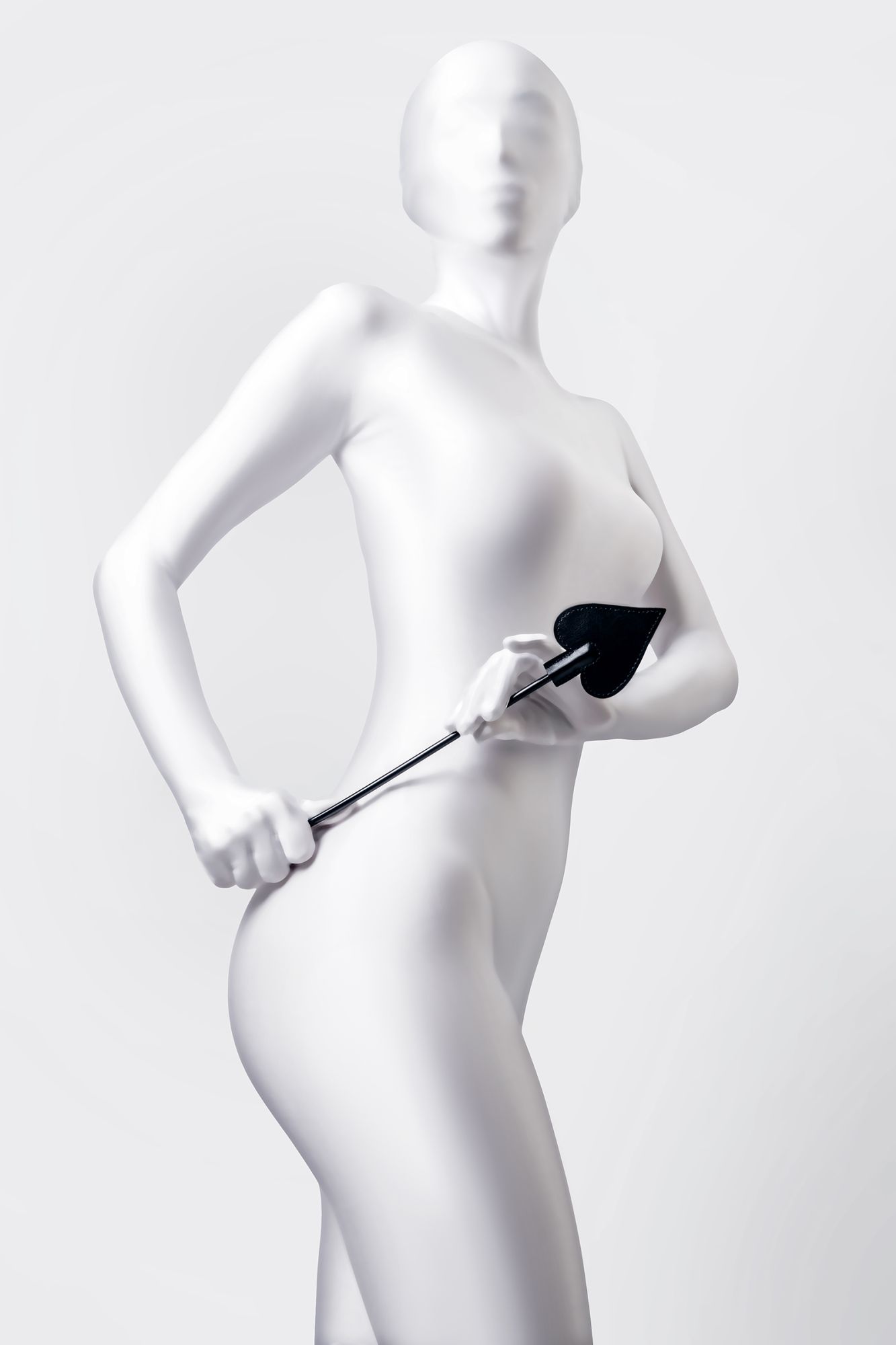 стек anonymo #0007, pu кожа, черный, 36 см в Сочи