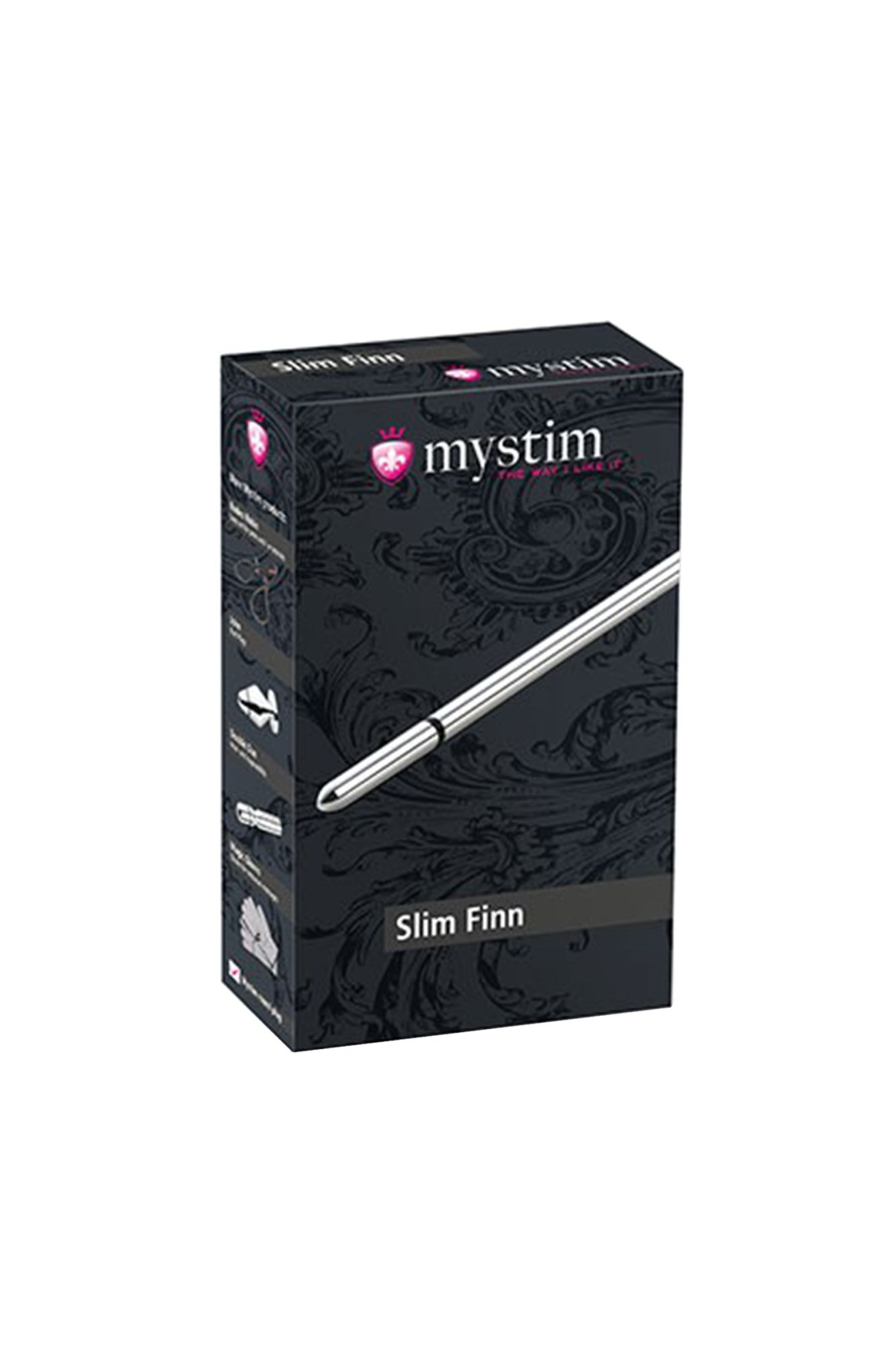 электростимулятор уретры mystim slim finn, хирургическая сталь, серебряный, 15 см в Сочи