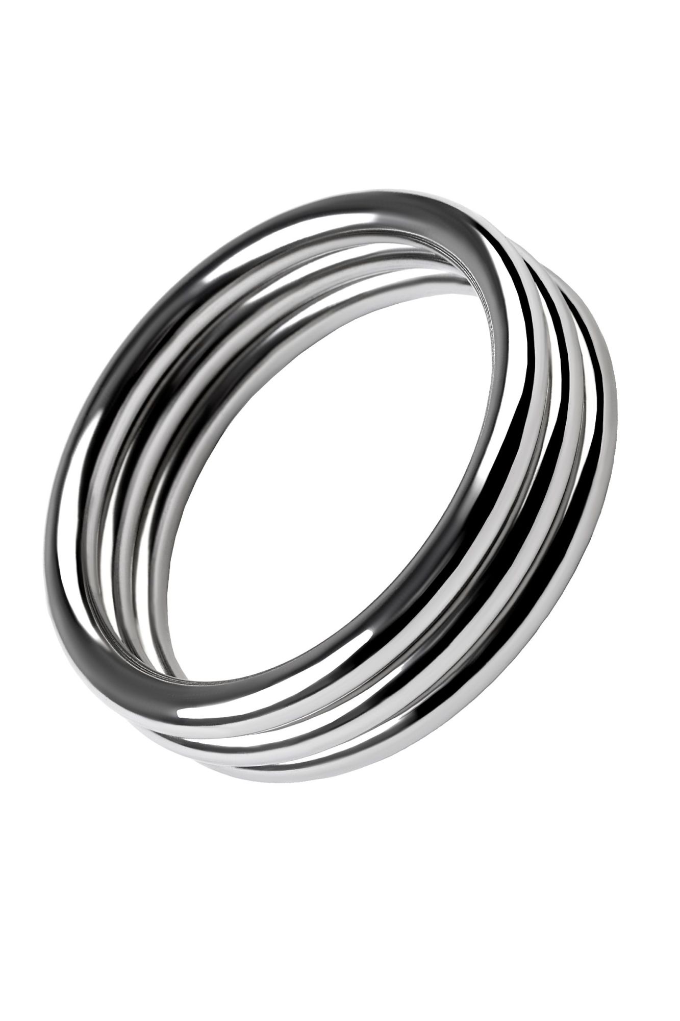 кольцо на пенис toyfa metal, серебряное, ø 4,8 см в Сочи