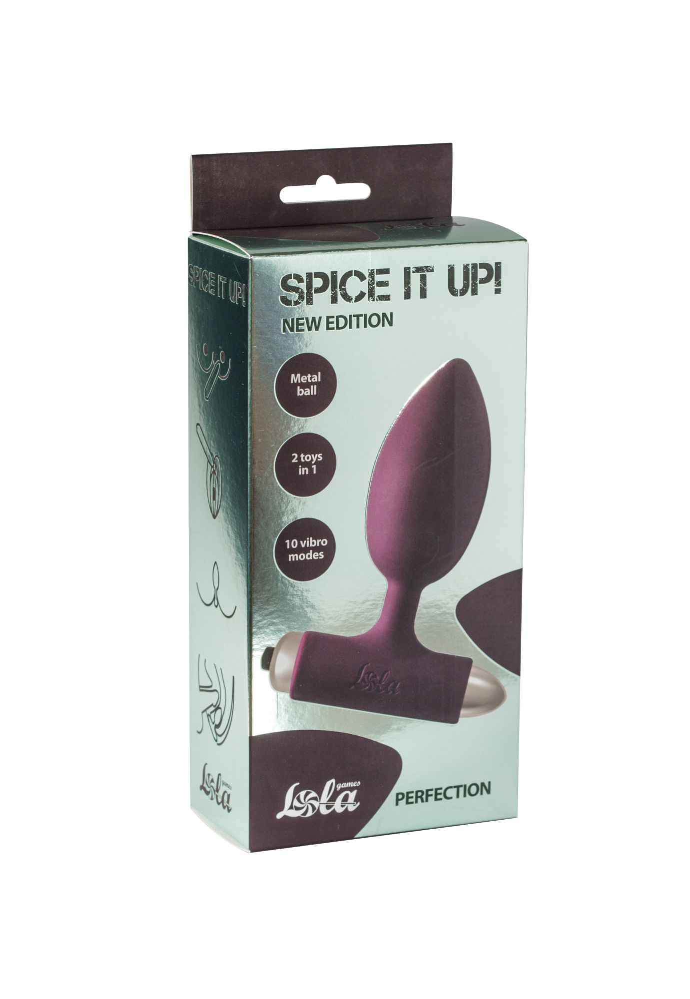 анальная пробка с вибрацией spice it up new edition perfection wine red 8014-03lola в Сочи