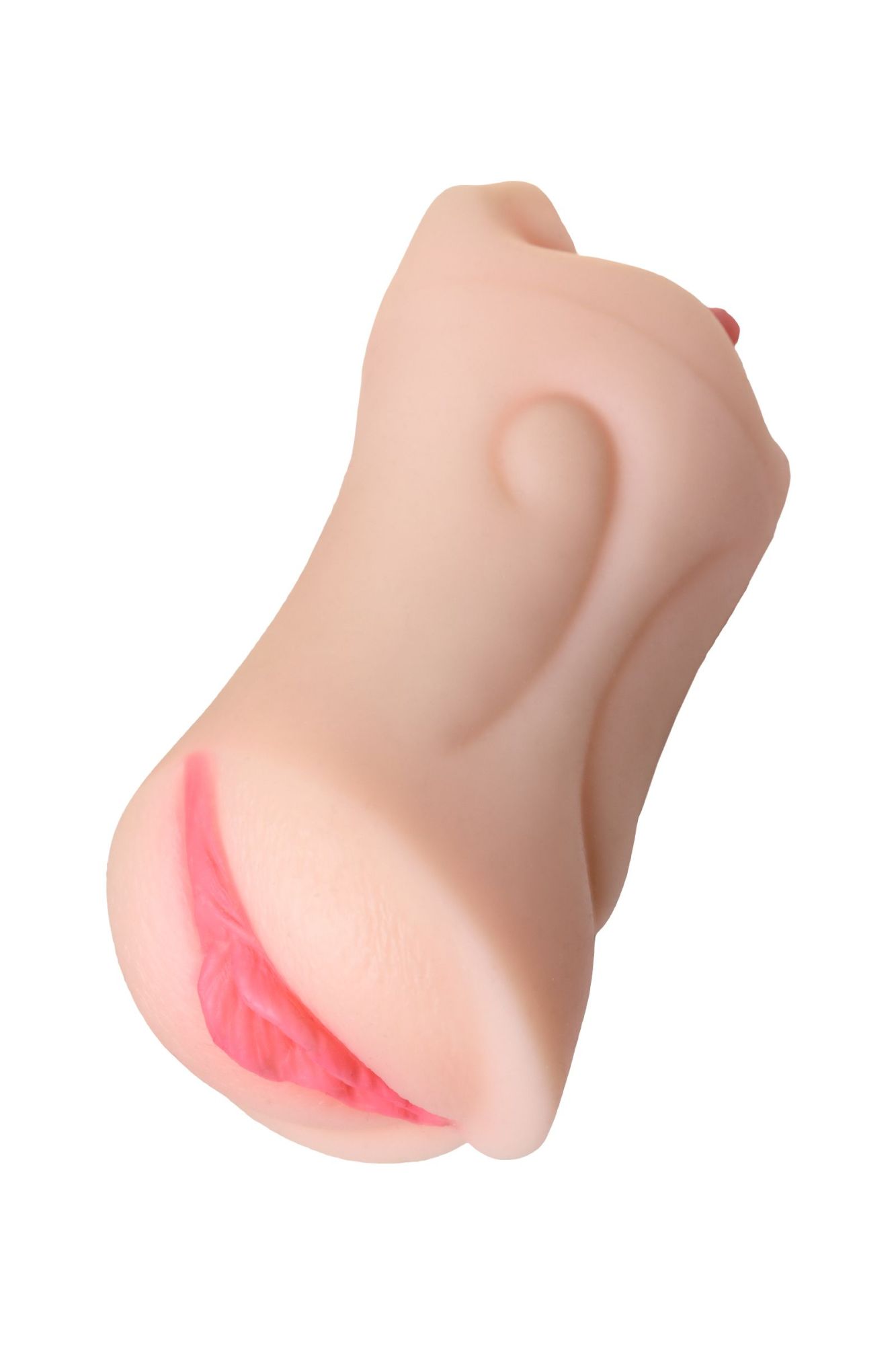 мастурбатор реалистичный toyfa juicy pussy fruity tongue, рот и вагина, tpe, телесный,19 см в Сочи