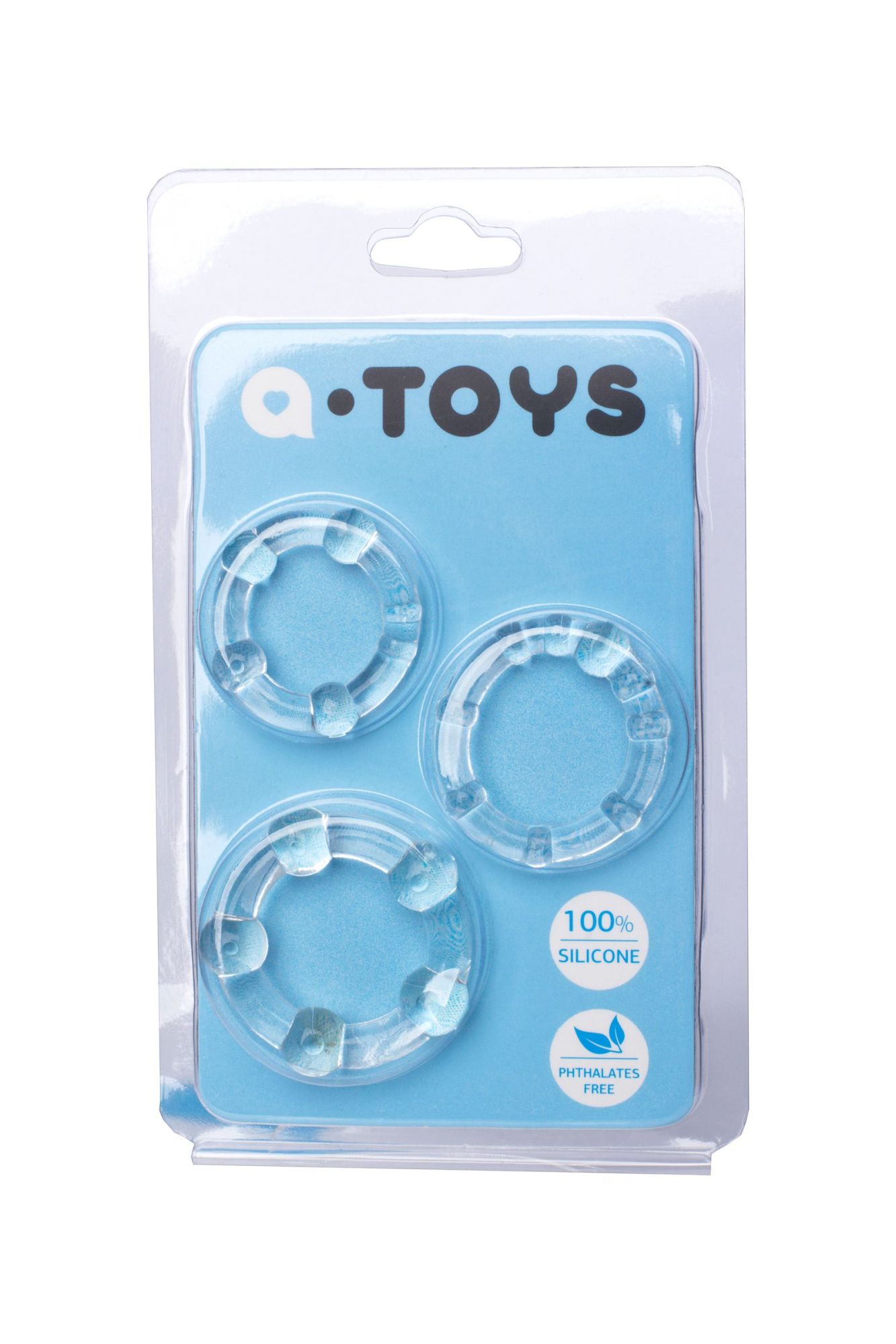 набор колец toyfa a-toys, силикон, прозрачный в Сочи