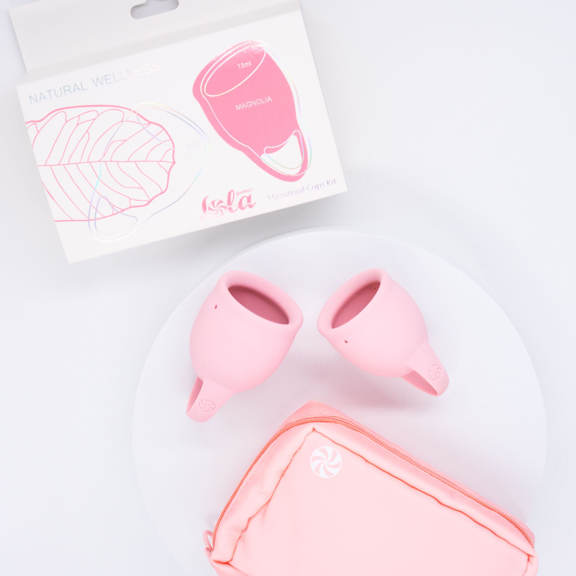 набор менструальных чаш natural wellness magnolia light pink 4000-05lola в Сочи
