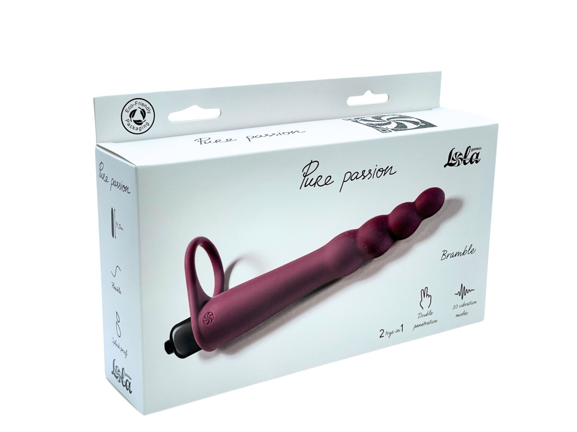 вибронасадка для двойного проникновения pure passion bramble wine red 1201-02lola в Сочи