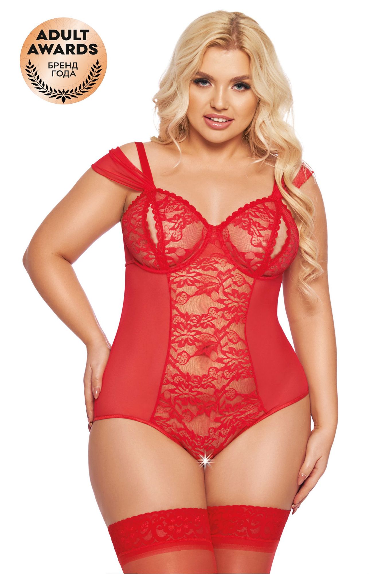 Эротическое боди softline collection dora, красный, xxxl в Сочи
