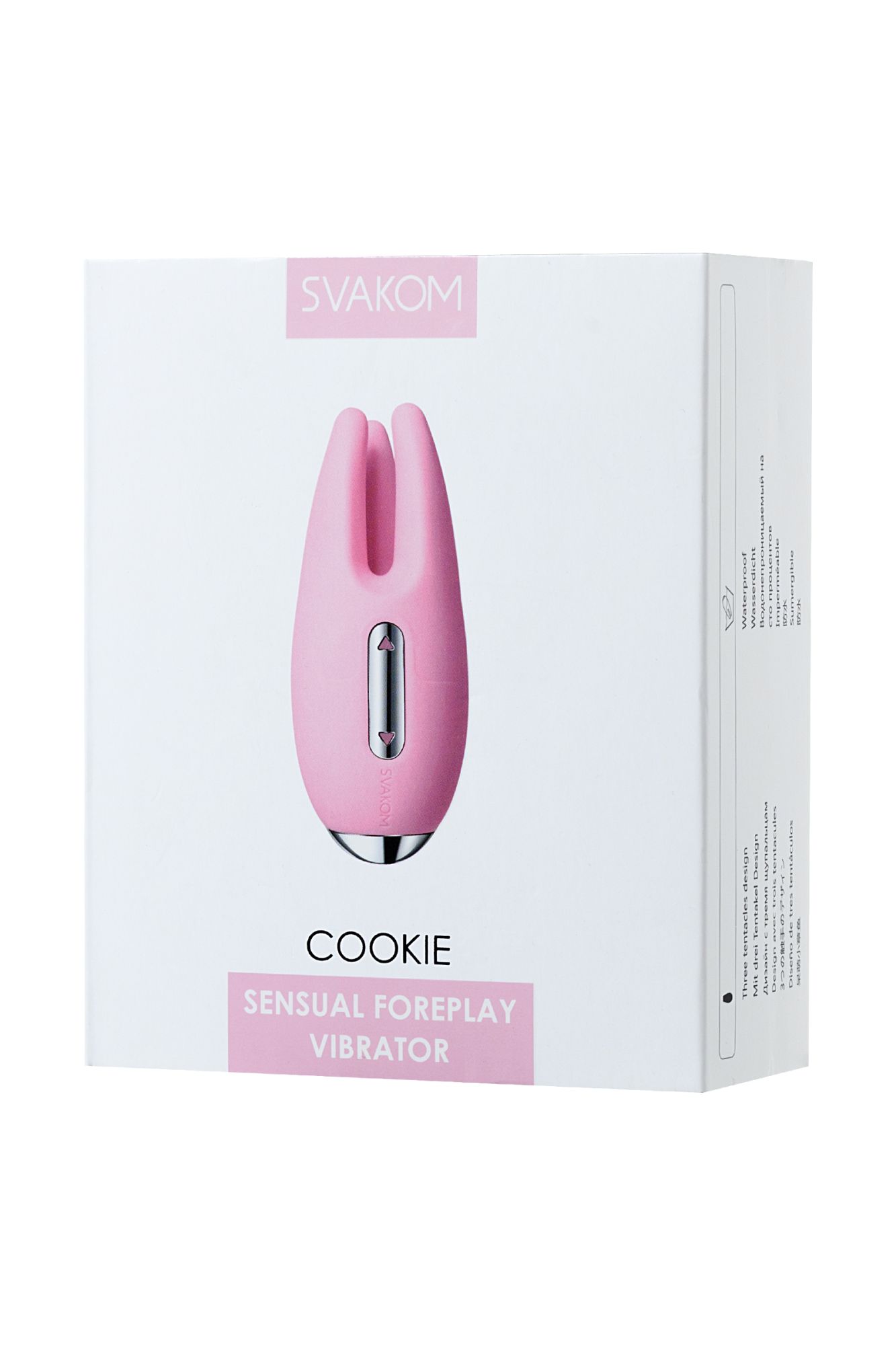 мини-вибратор svakom cookie, подвижные тентакли, розовый, 9,6 см в Сочи