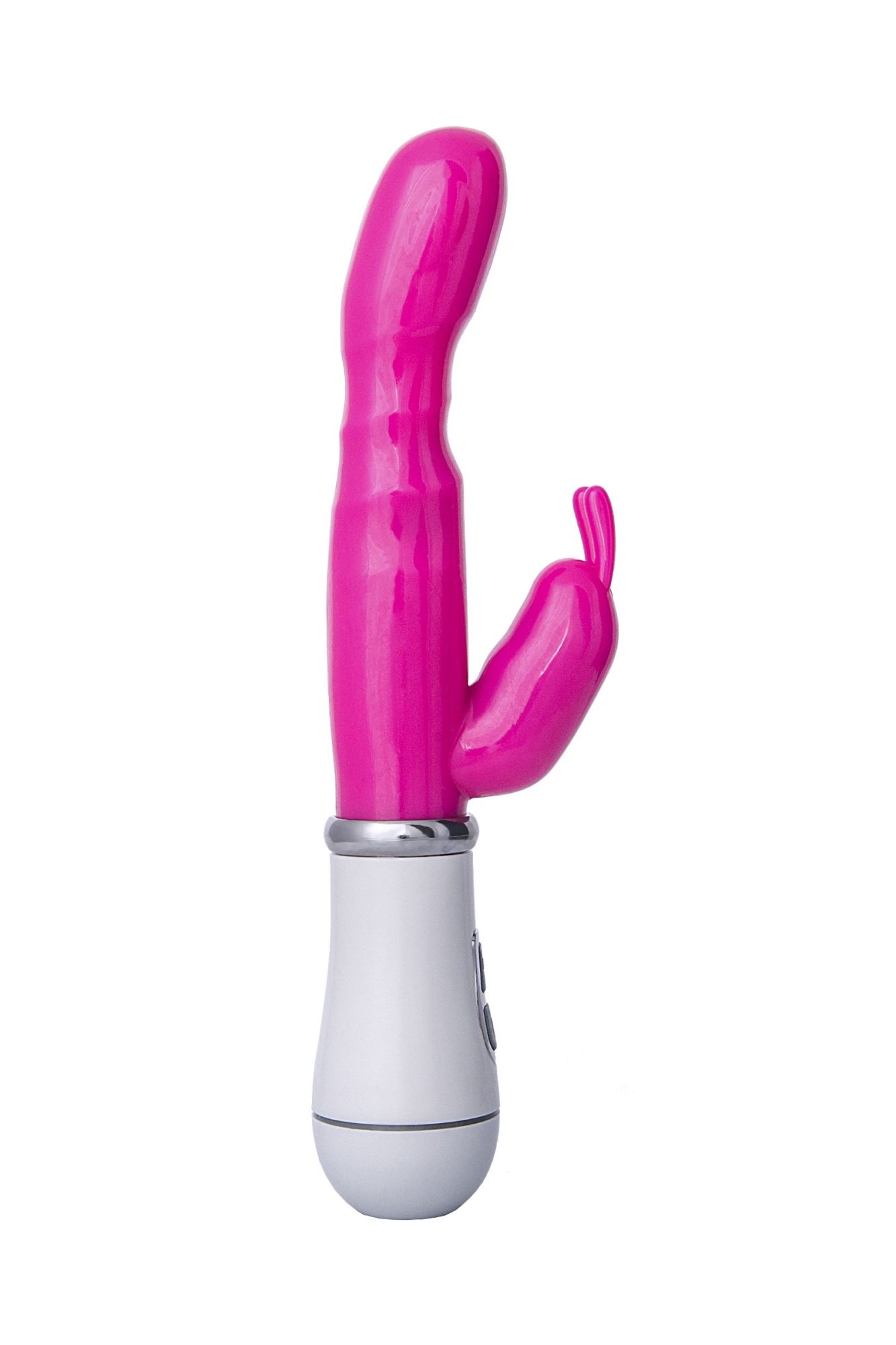вибратор с клиторальным стимулятором a-toys by toyfa, tpe, розовый, 20 см в Сочи
