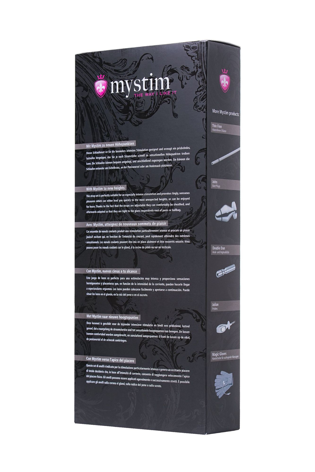 лассо для пениса mystim rodeo robin, электростимуляция, силикон, черный, 42см в Сочи