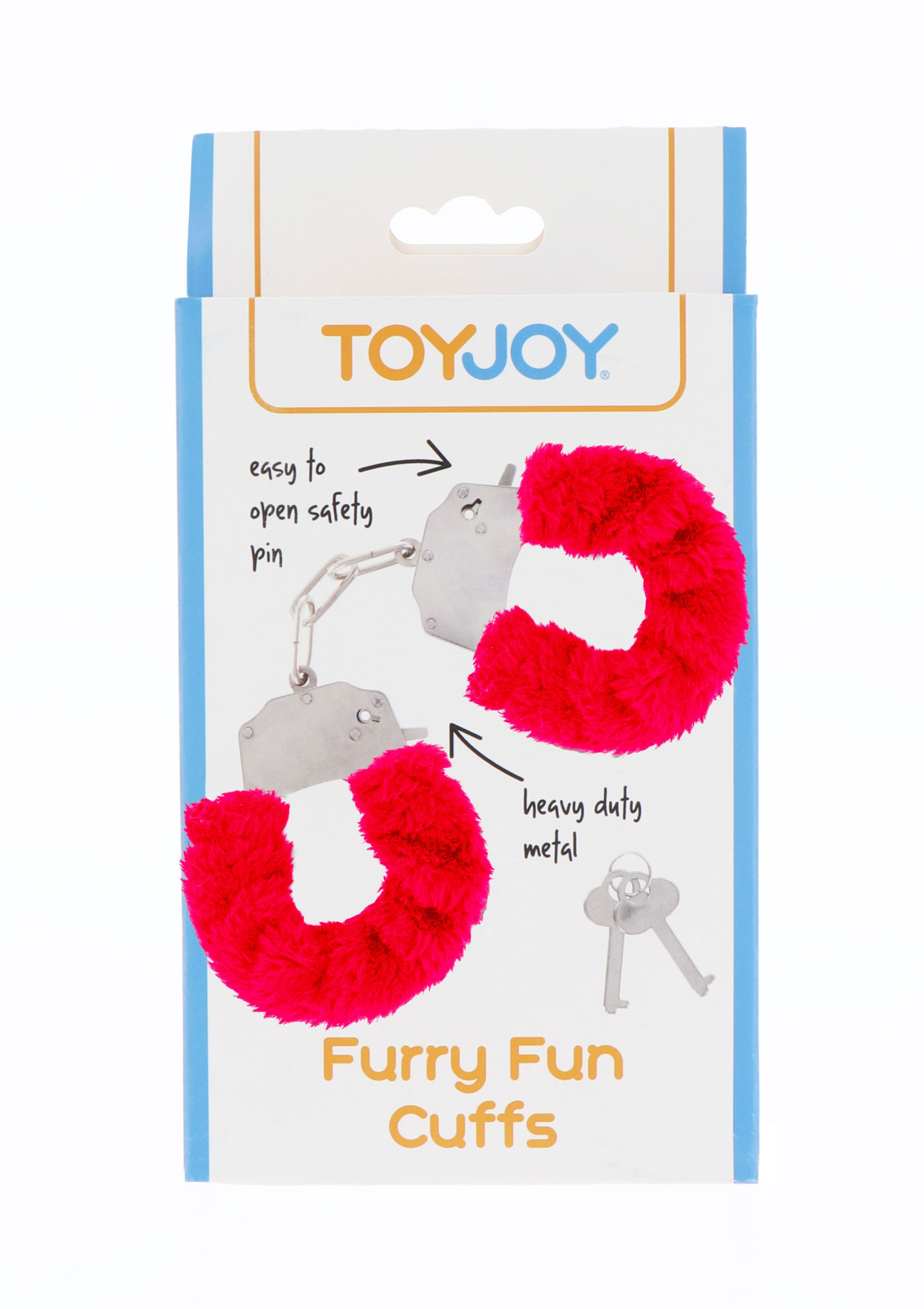 наручники furry fun cuffs с красным мехом в Сочи