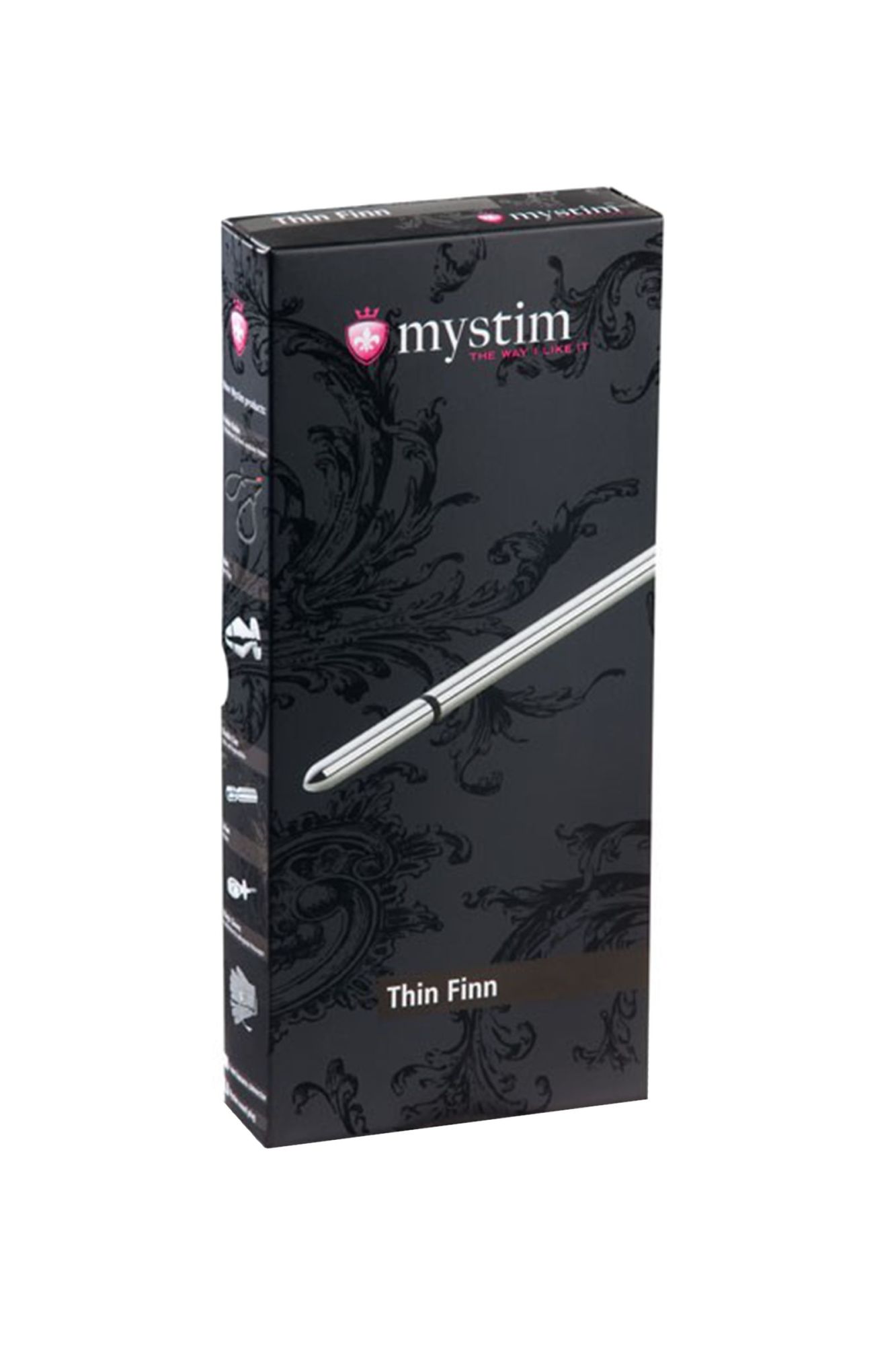 электростимулятор уретры mystim thin finn, хирургическая сталь, серебряный, 25 см в Сочи