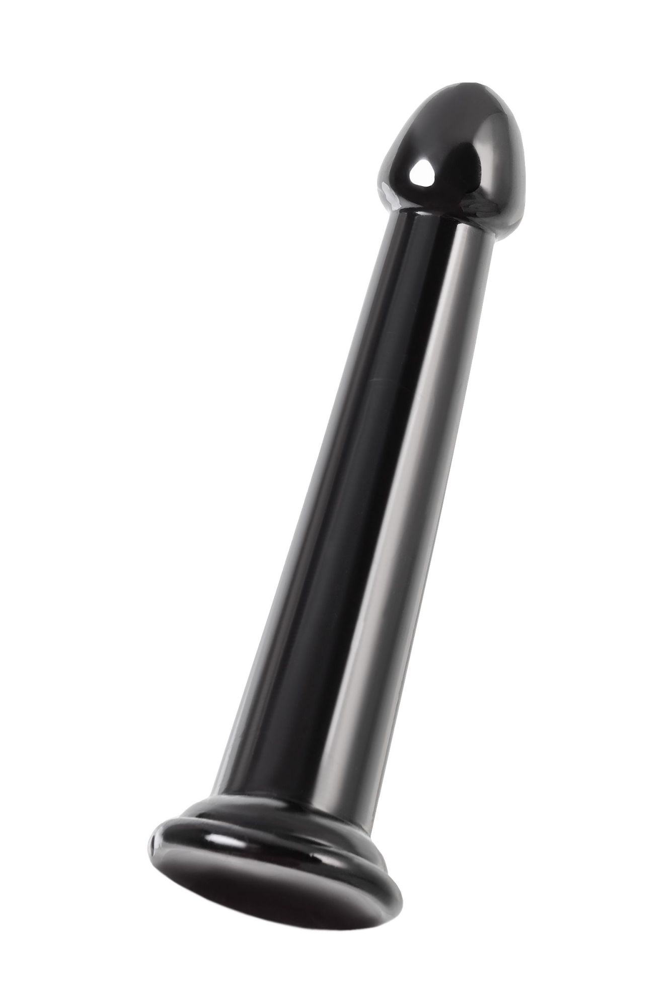 нереалистичный фаллоимитатор jelly dildo l toyfa basic, tpe, чёрный, 20 см в Сочи