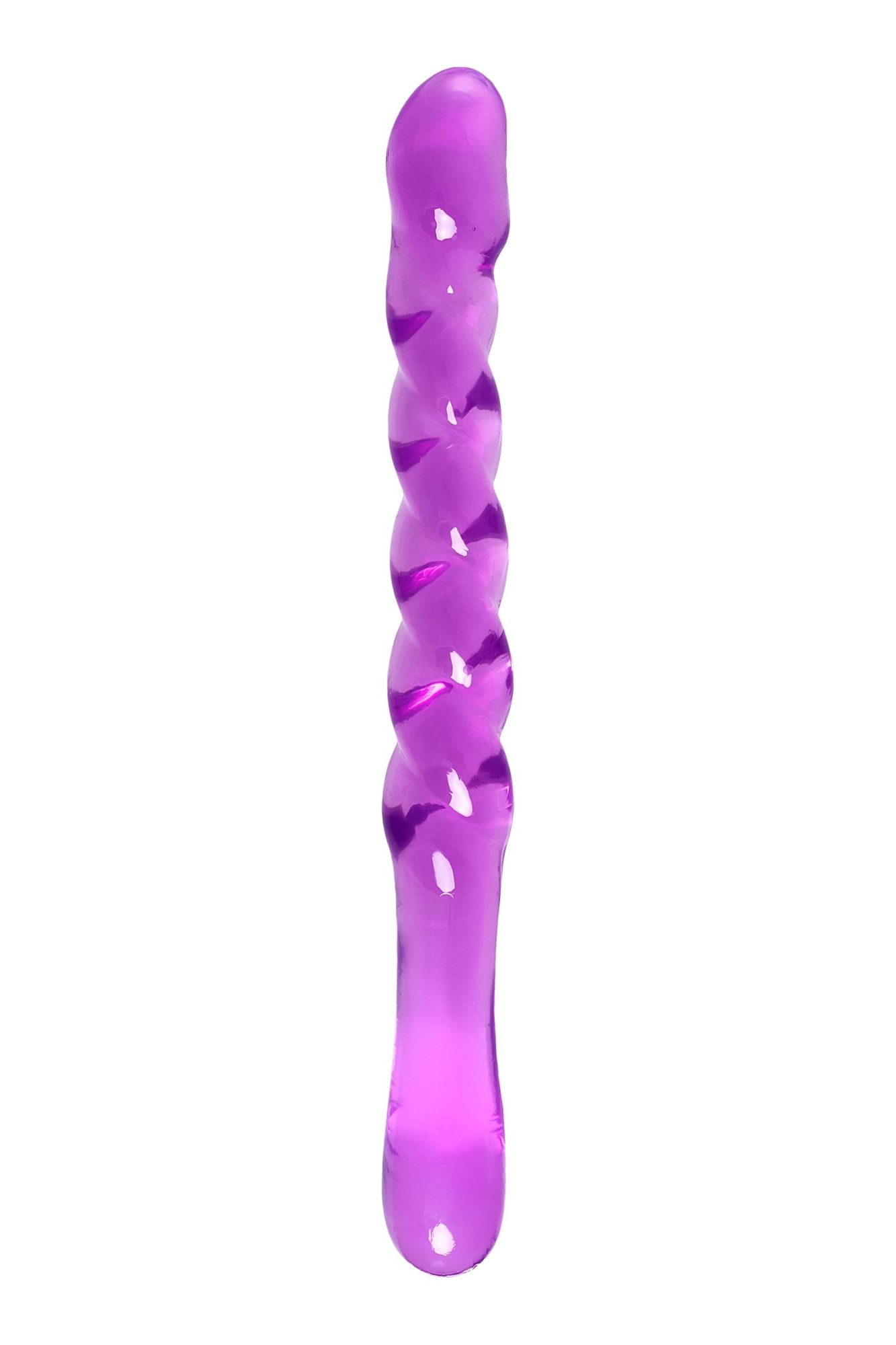 двусторонний фаллоимитатор a-toys by toyfa tanza, tpe, фиолетовый, 27,5 см в Сочи