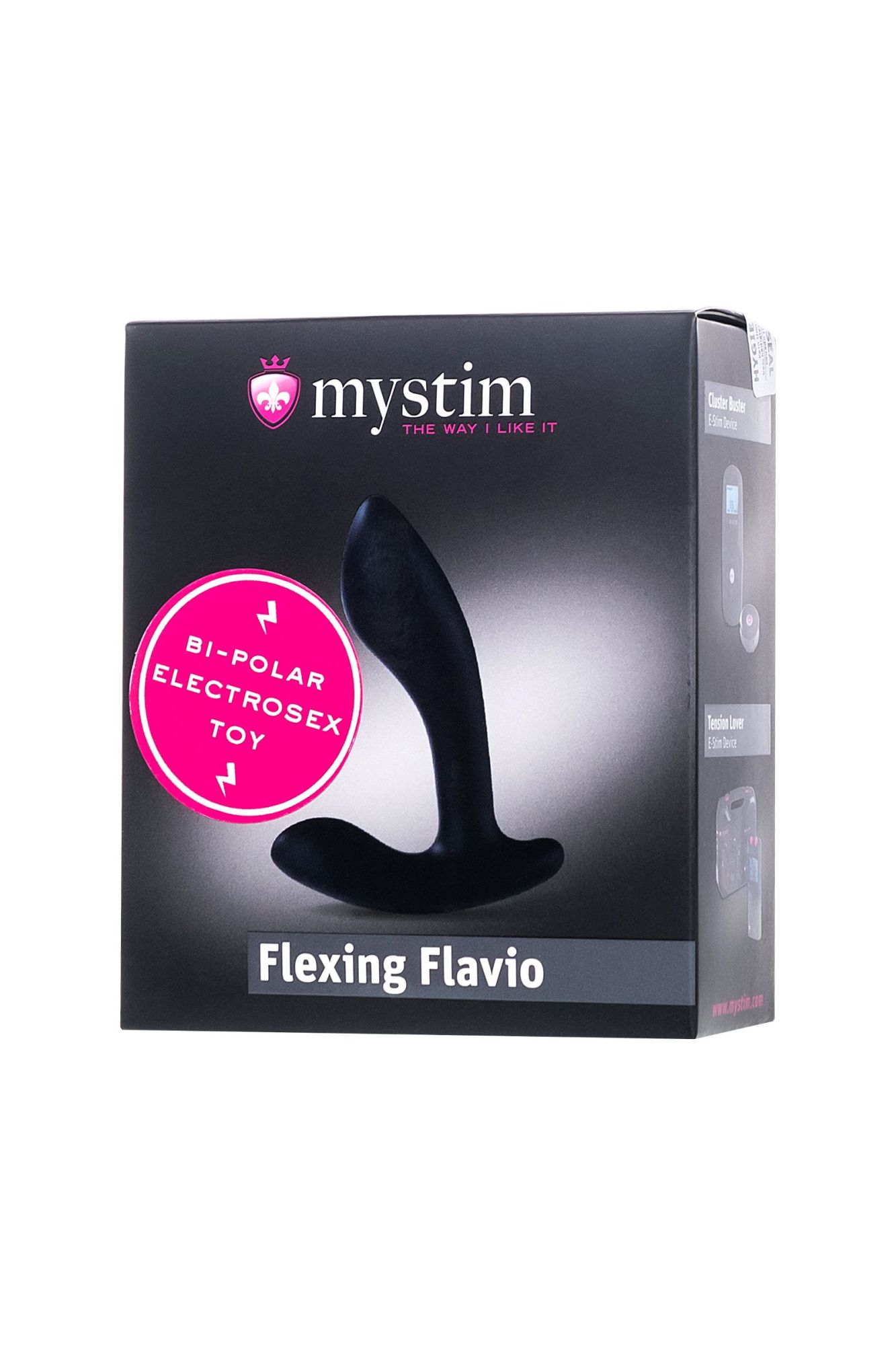 электростимулятор mystim flexing flavio, силикон, черный, 9 см в Сочи