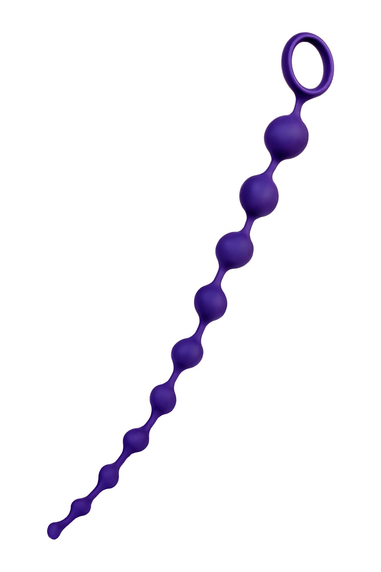 анальная цепочка todo by toyfa grape, силикон, фиолетовая, 35 см, ø 2,7 см в Сочи