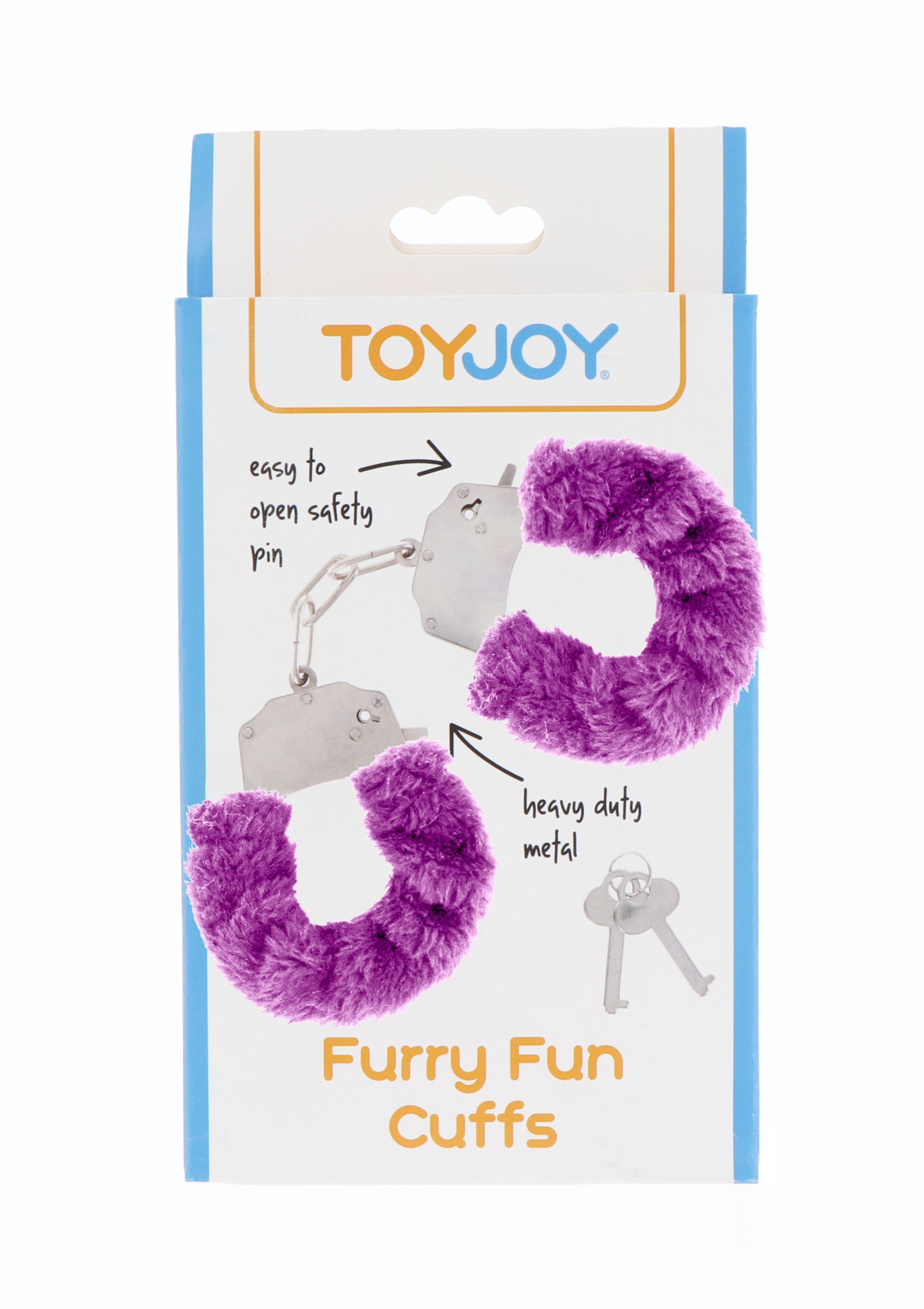 наручники furry fun cuffs с фиолетовым мехом в Сочи
