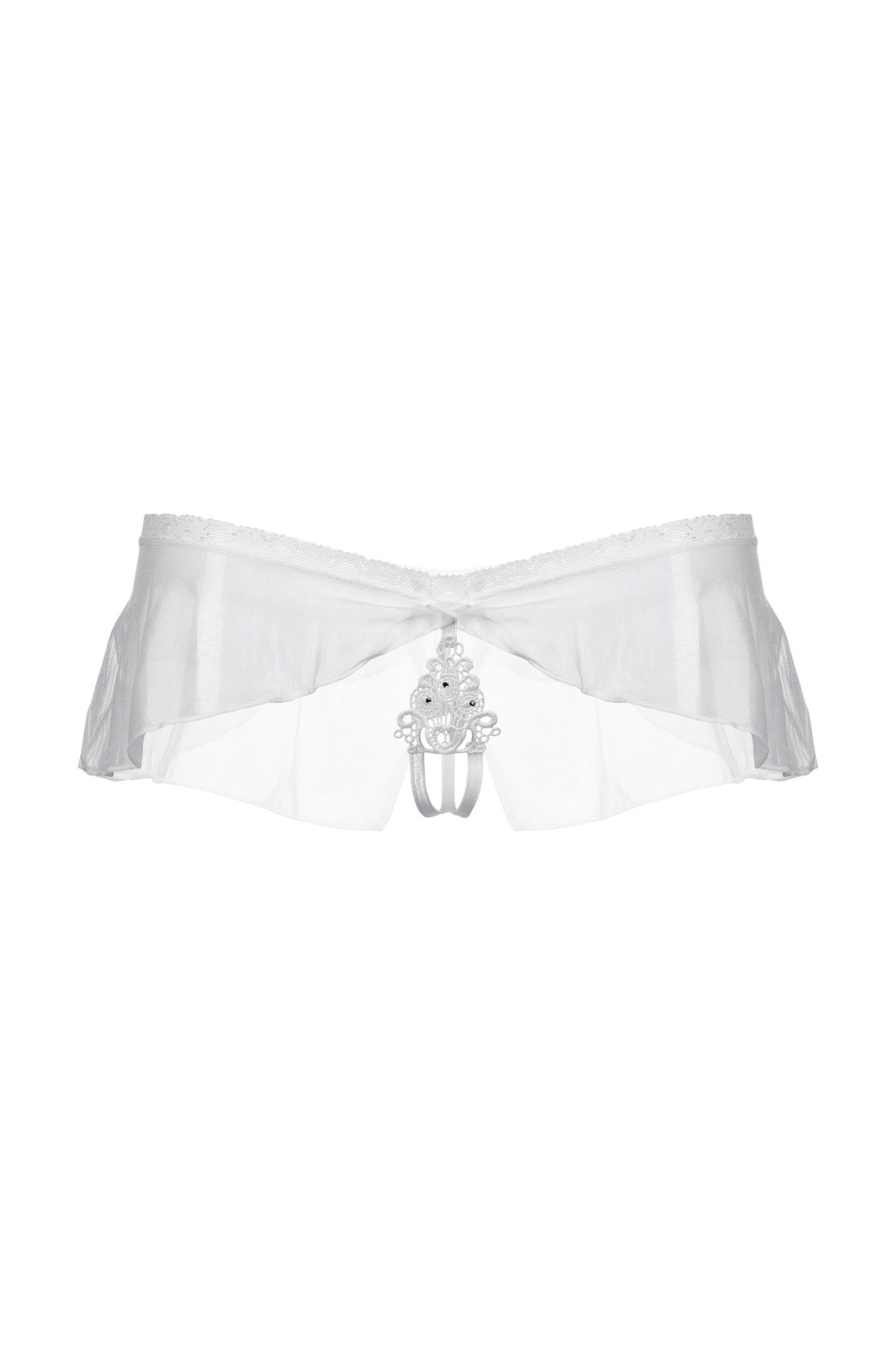 Эротическое стринги с юбочкой softline collection, белый, m/l в Сочи