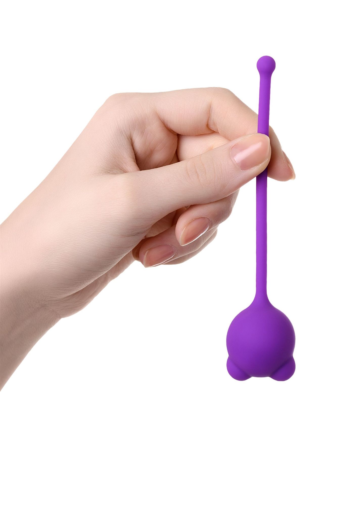 вагинальный шарик a-toys by toyfa tigo, силикон, фиолетовый, 12,4 см, ø 2,7 см в Сочи