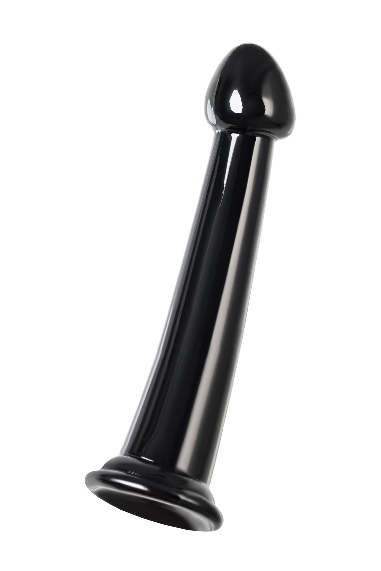 нереалистичный фаллоимитатор jelly dildo m toyfa basic, tpe, чёрный, 18 см в Сочи