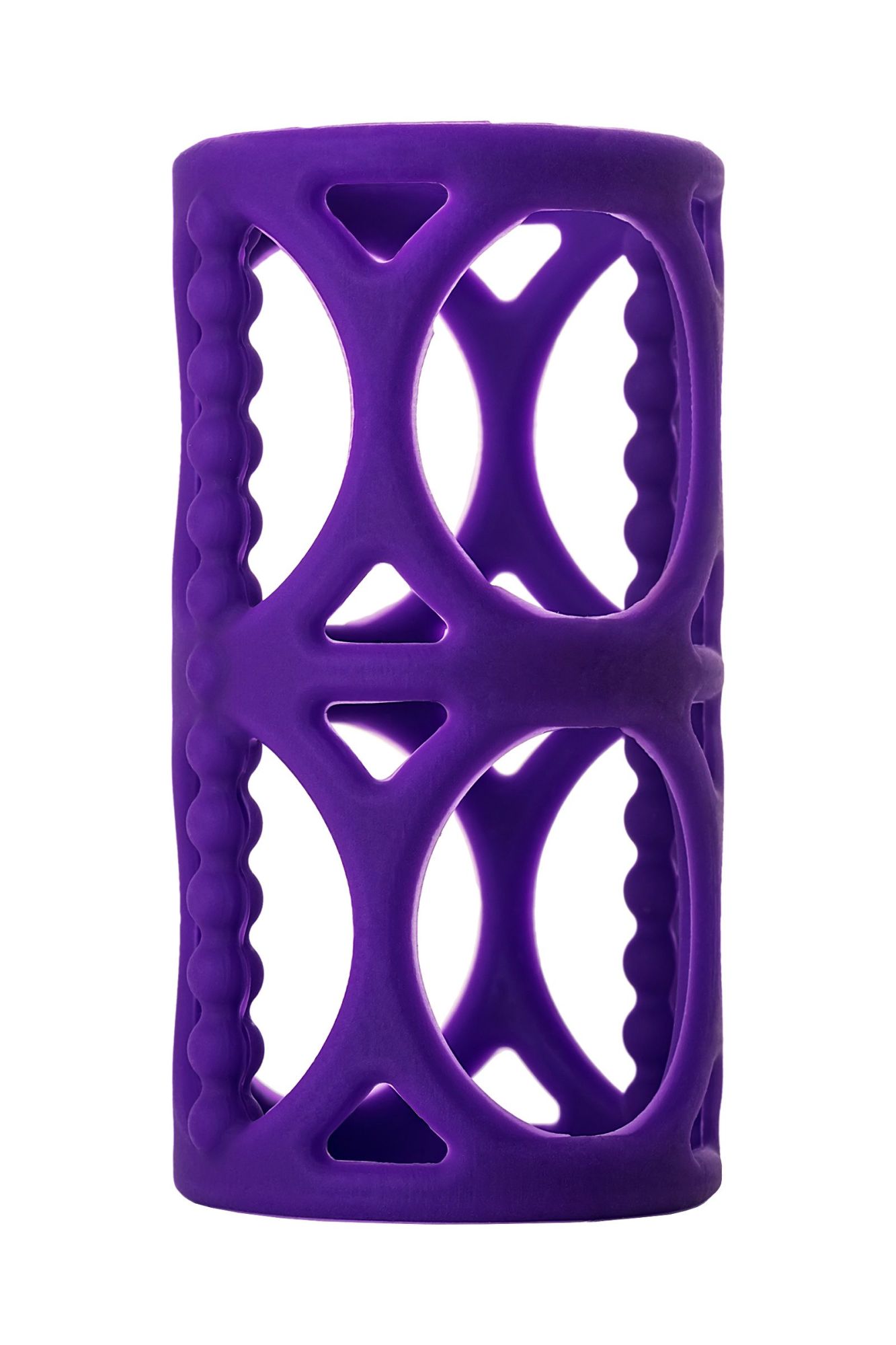 насадка на пенис toyfa a-toys, силикон, фиолетовый, 7,5 см в Сочи