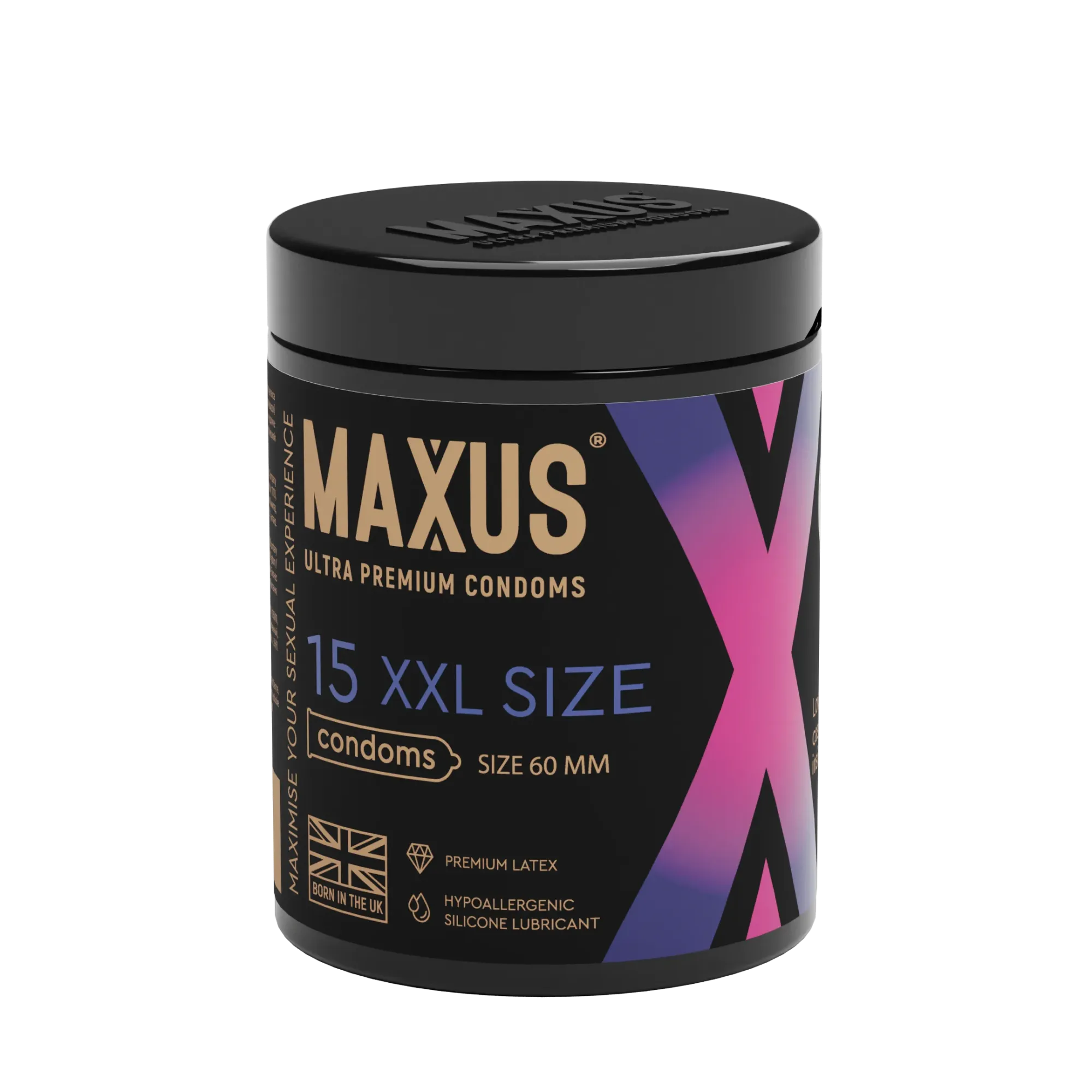 Презервативы MAXUS XXL 15шт. гладкие, увеличенные в Сочи