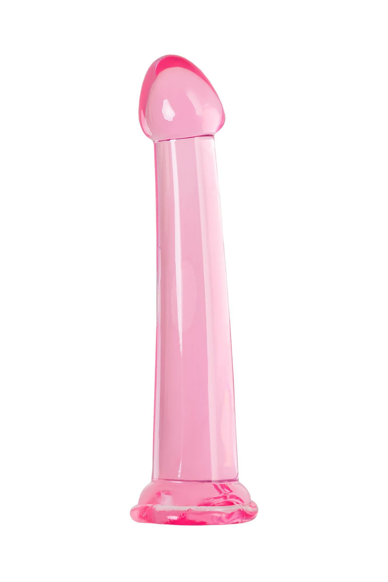 нереалистичный фаллоимитатор jelly dildo l toyfa basic, tpe, розовый, 20 см в Сочи