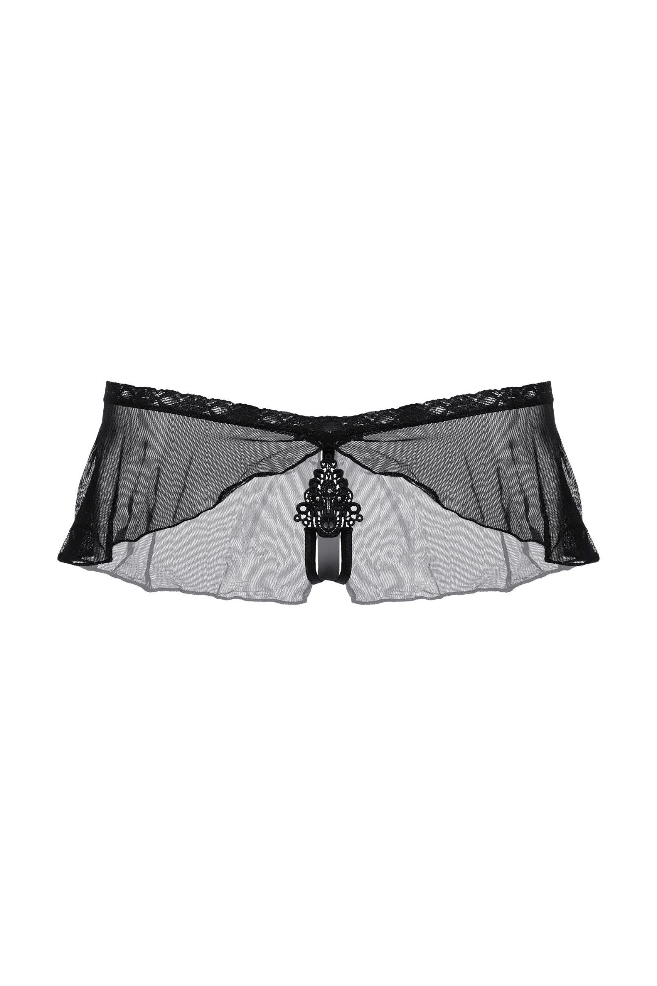 Эротическое стринги с юбочкой softline collection, черный, m/l в Сочи