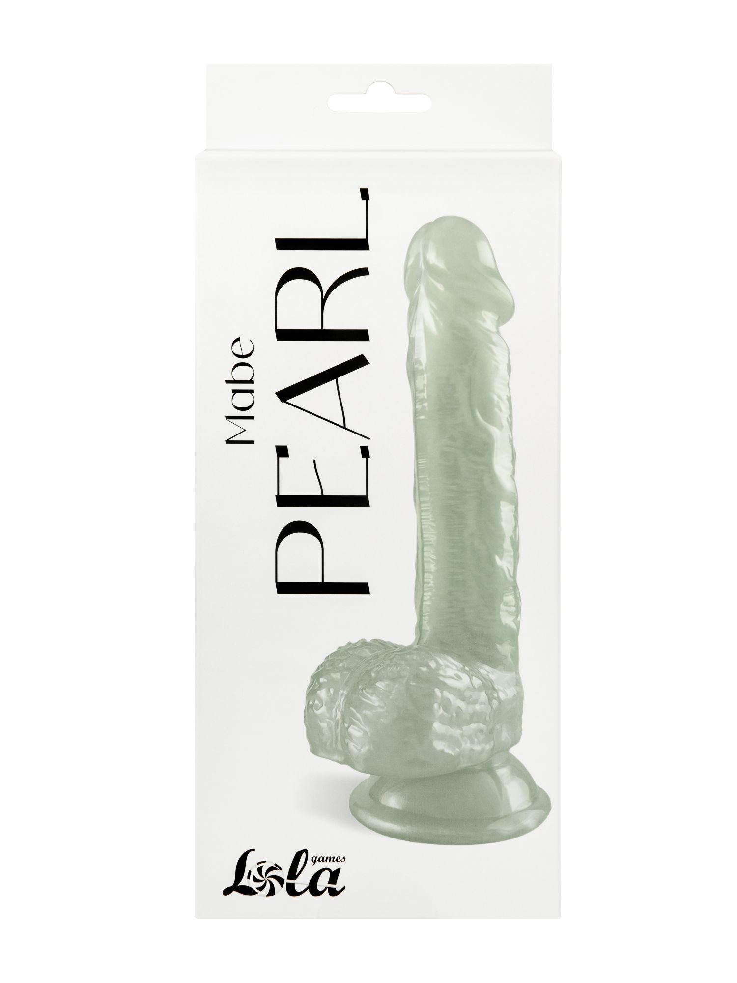 перламутровый дилдо mabe pearl белый 9901-03lola в Сочи