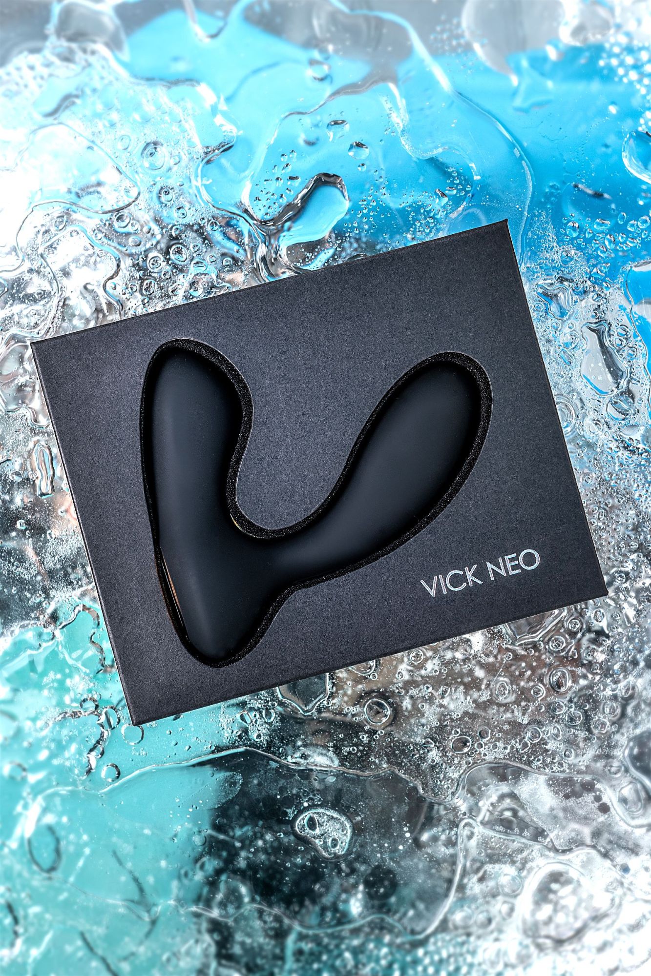 стимулятор простаты svakom vick neo, силикон, чёрный, 10 см в Сочи