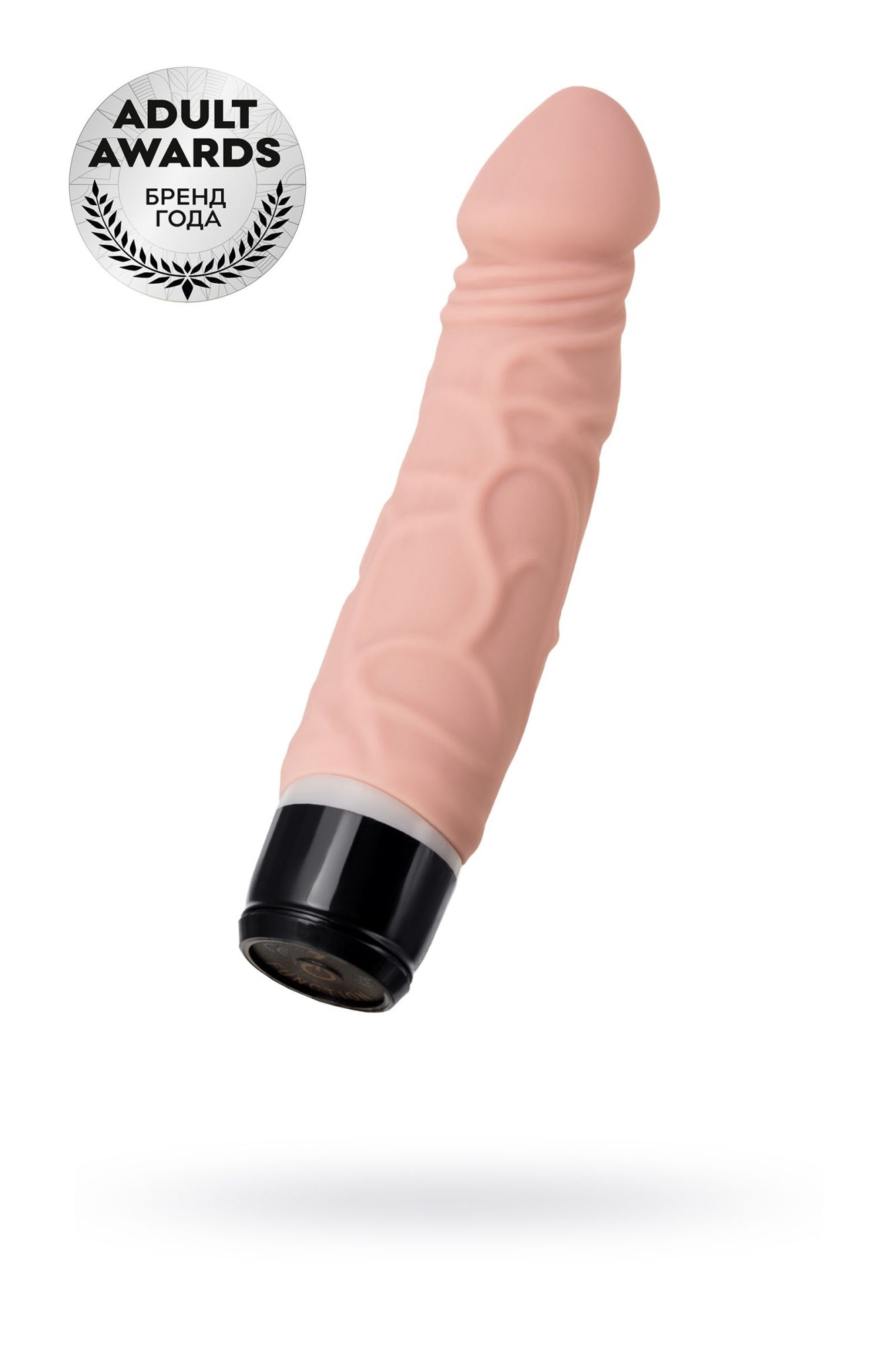 реалистичный вибратор toyfa  a-toys bolv, силикон, телесный, 19,3 см в Сочи