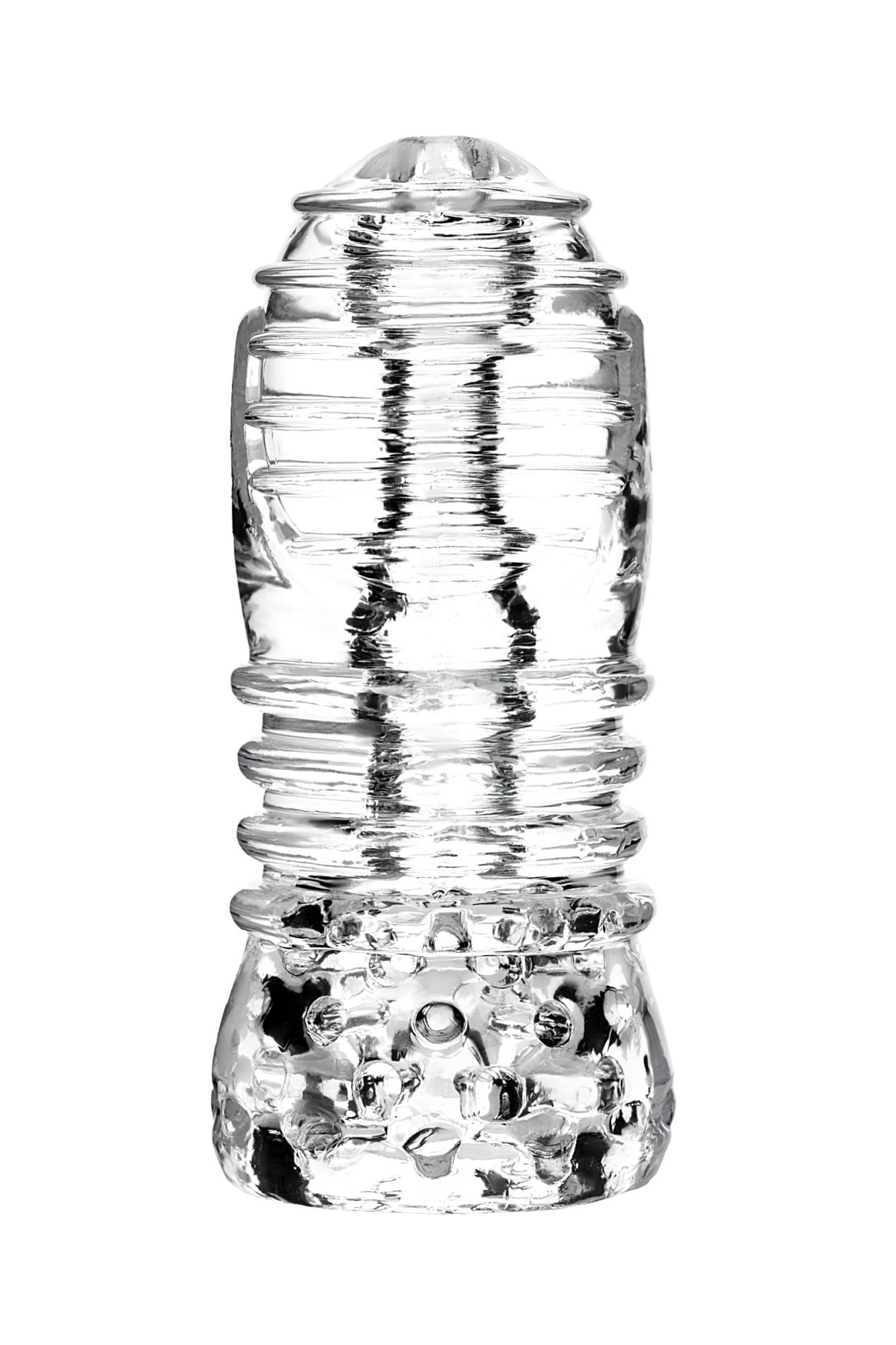 мастурбатор нереалистичный lingam by toyfa savitri, tpe, прозрачный, 14 см в Сочи