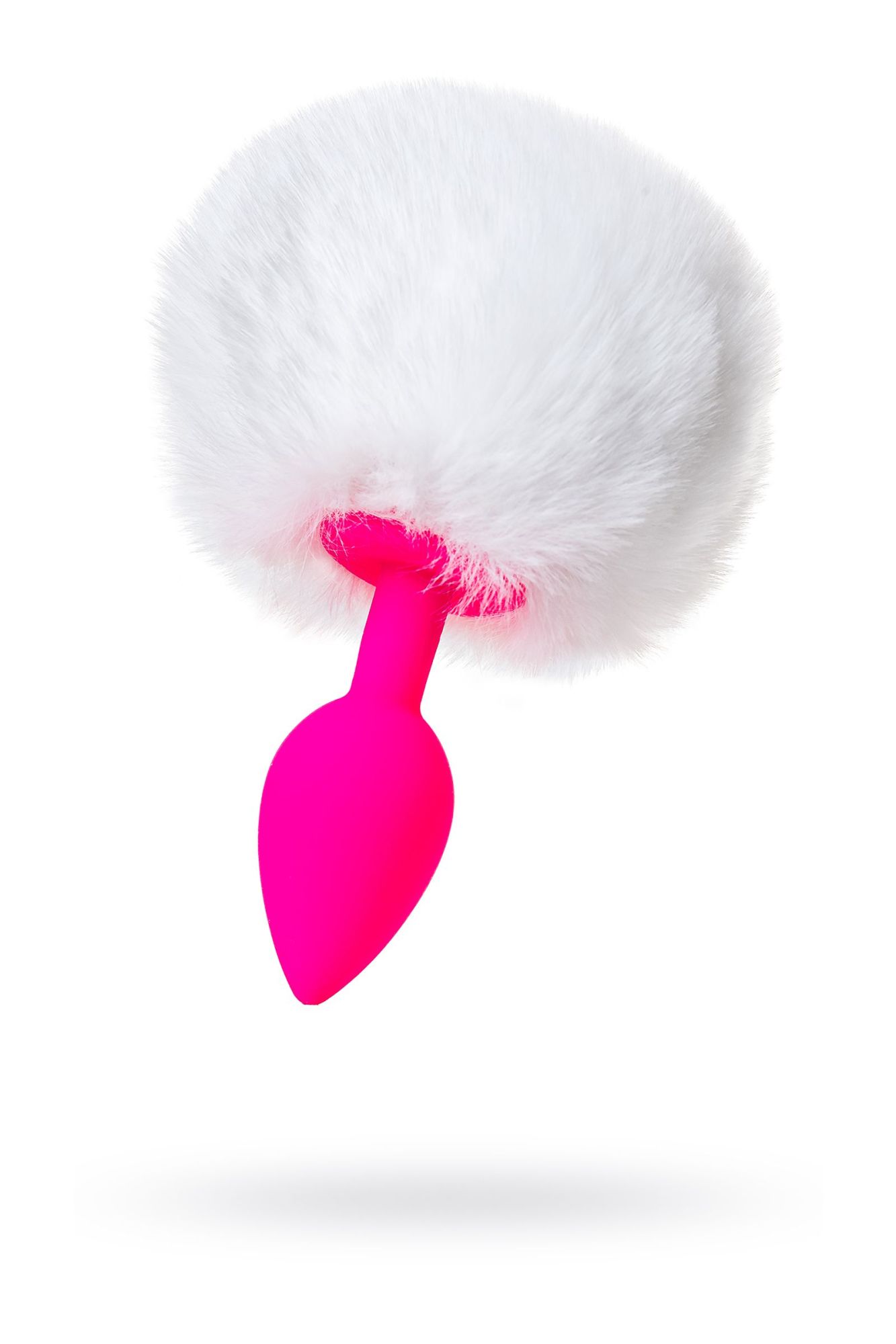 анальная втулка с хвостом todo by toyfa sweet bunny, силикон, розовая, 13 см, ø 2,8 см, 43 г в Сочи