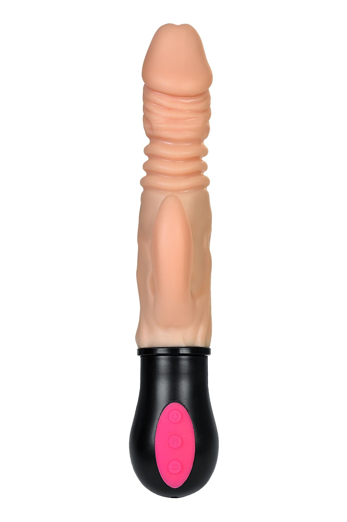 реалистичный вибратор toyfa a-toys hot shot с функцией up-down, tpe, телесный, 24,2 см в Сочи