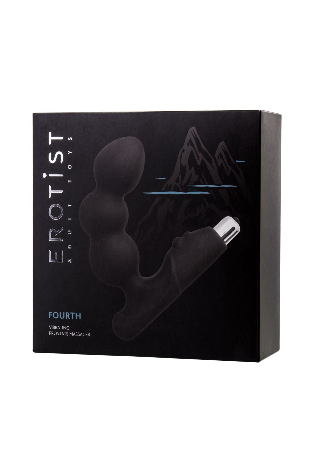 стимулятор простаты erotist fourth, силикон, черный, 12,4 см в Сочи