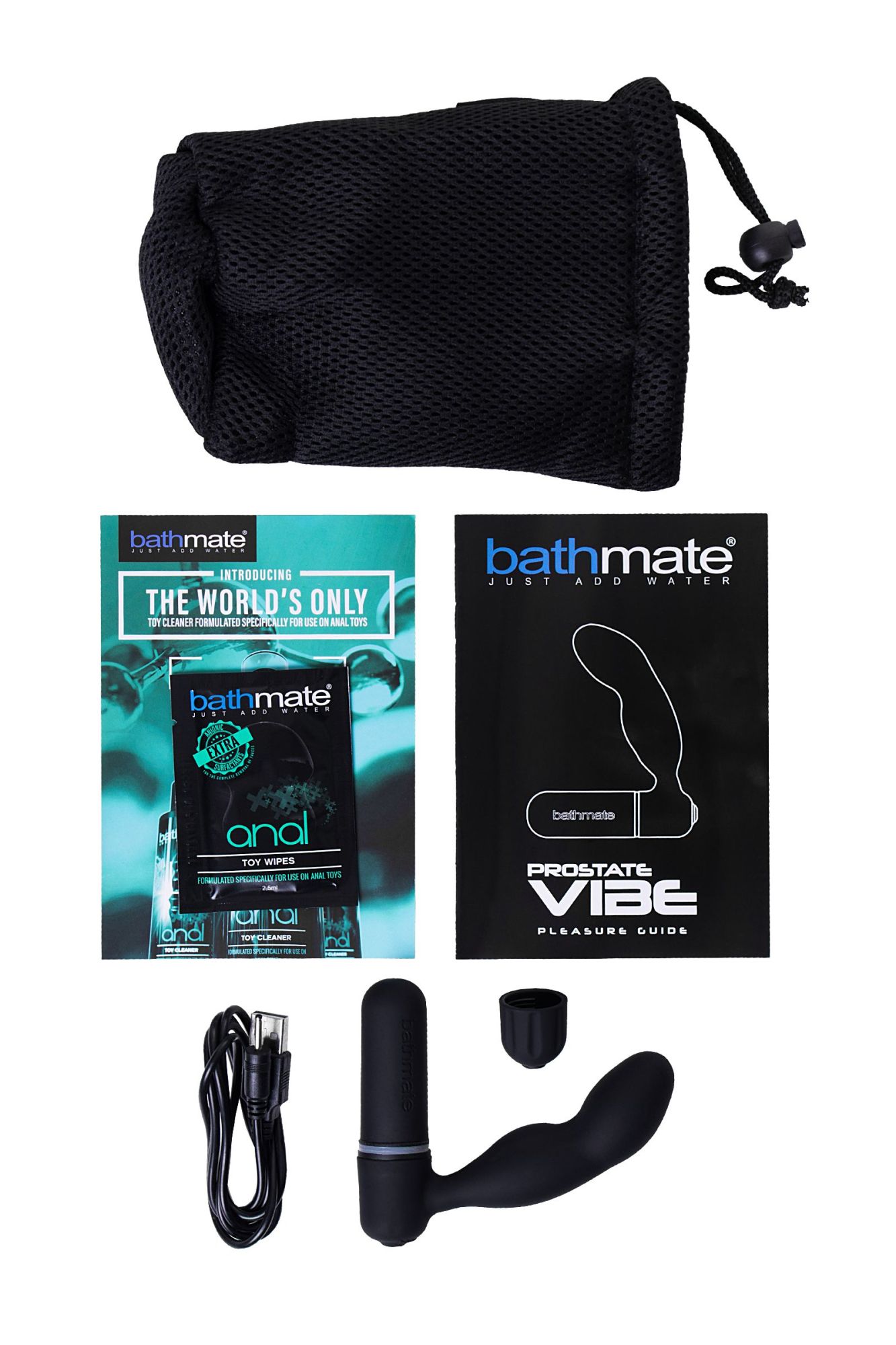 стимулятор простаты bathmate  vibe, abs пластик, черный, 10,5 см в Сочи