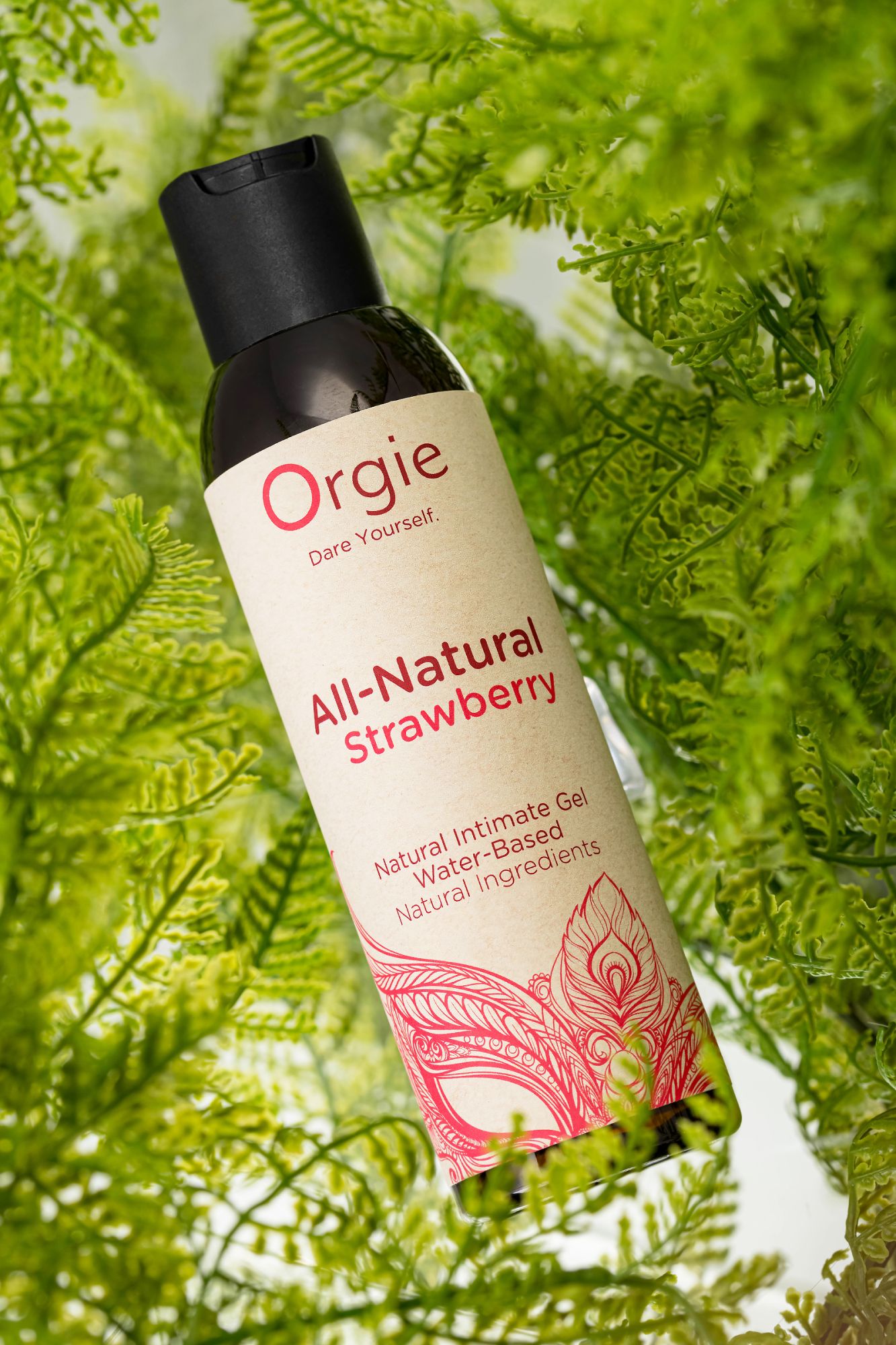 интимный гель orgie all - natural strawberry на водной основе, 150 мл в Сочи