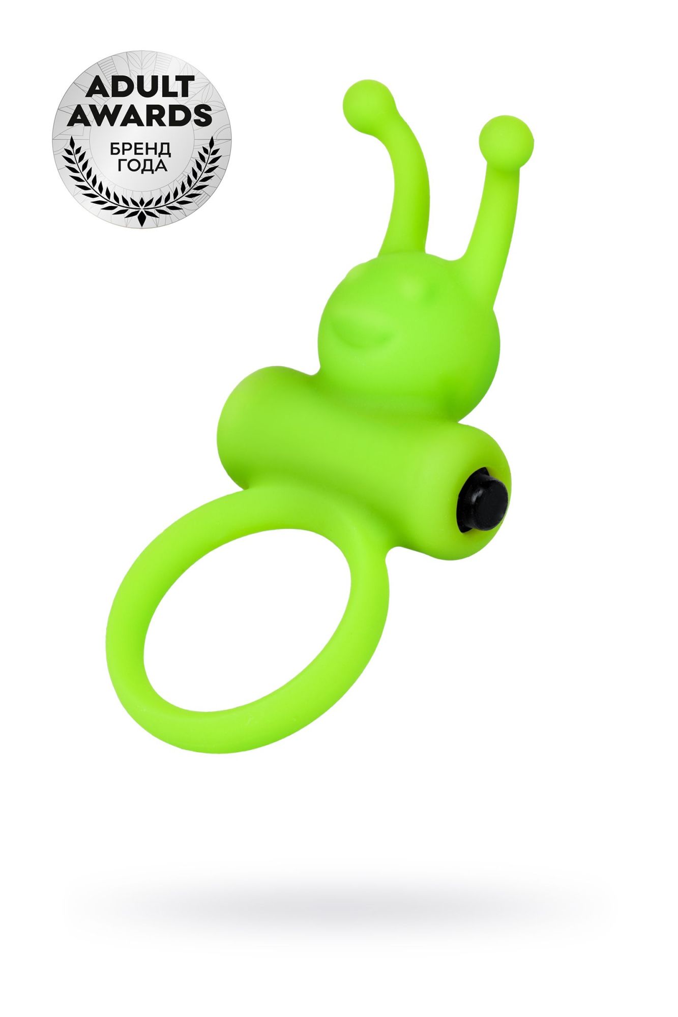 эрекционное кольцо на пенис a-toys by toyfa flik, силикон, зеленый, 9,1 см, ø 3,1 см в Сочи