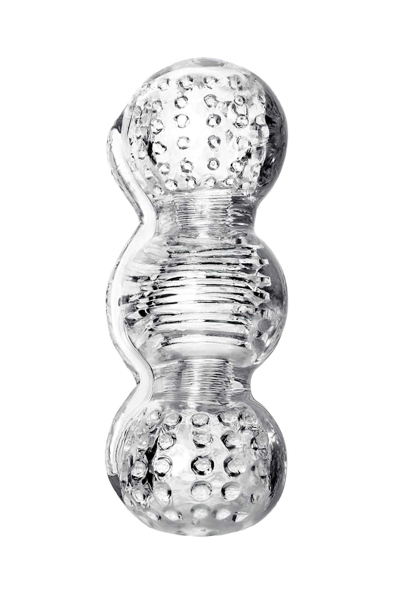 мастурбатор нереалистичный lingam by toyfa rashmi, tpe, прозрачный, 15,5 см в Сочи
