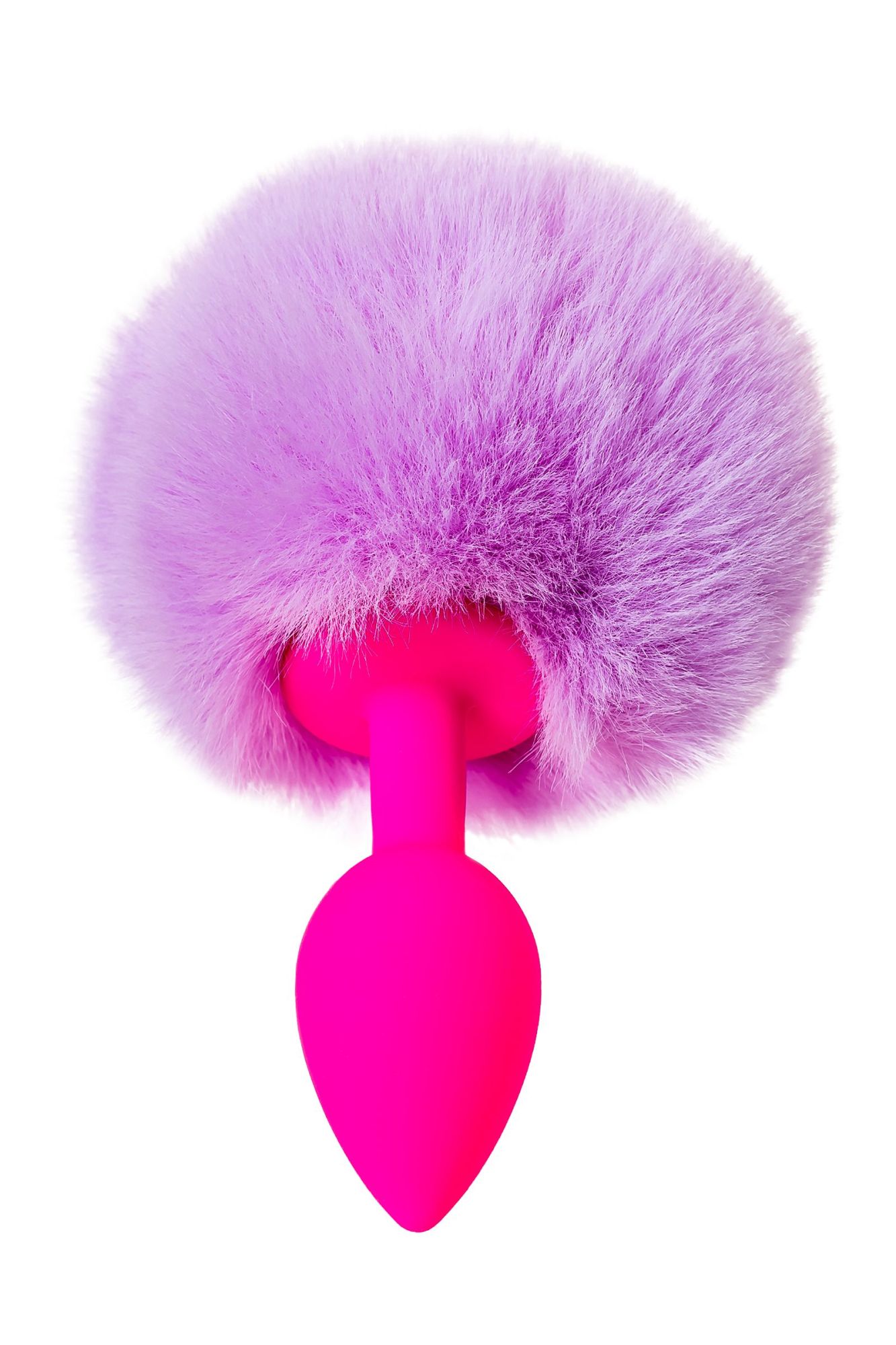 анальная втулка с хвостом todo by toyfa sweet bunny, силикон, розовая в Сочи