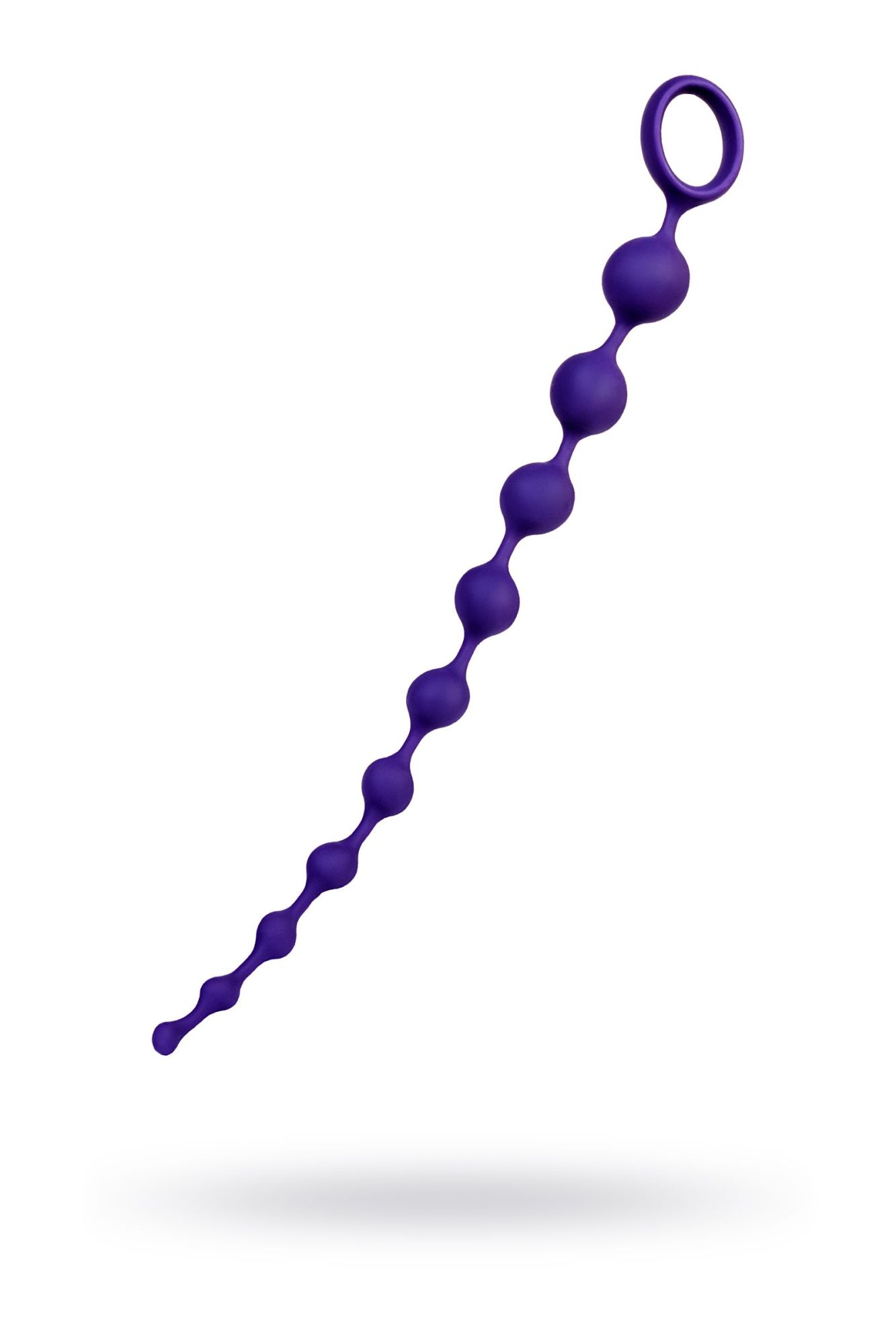 анальная цепочка todo by toyfa grape, силикон, фиолетовая, 35 см, ø 2,7 см в Сочи