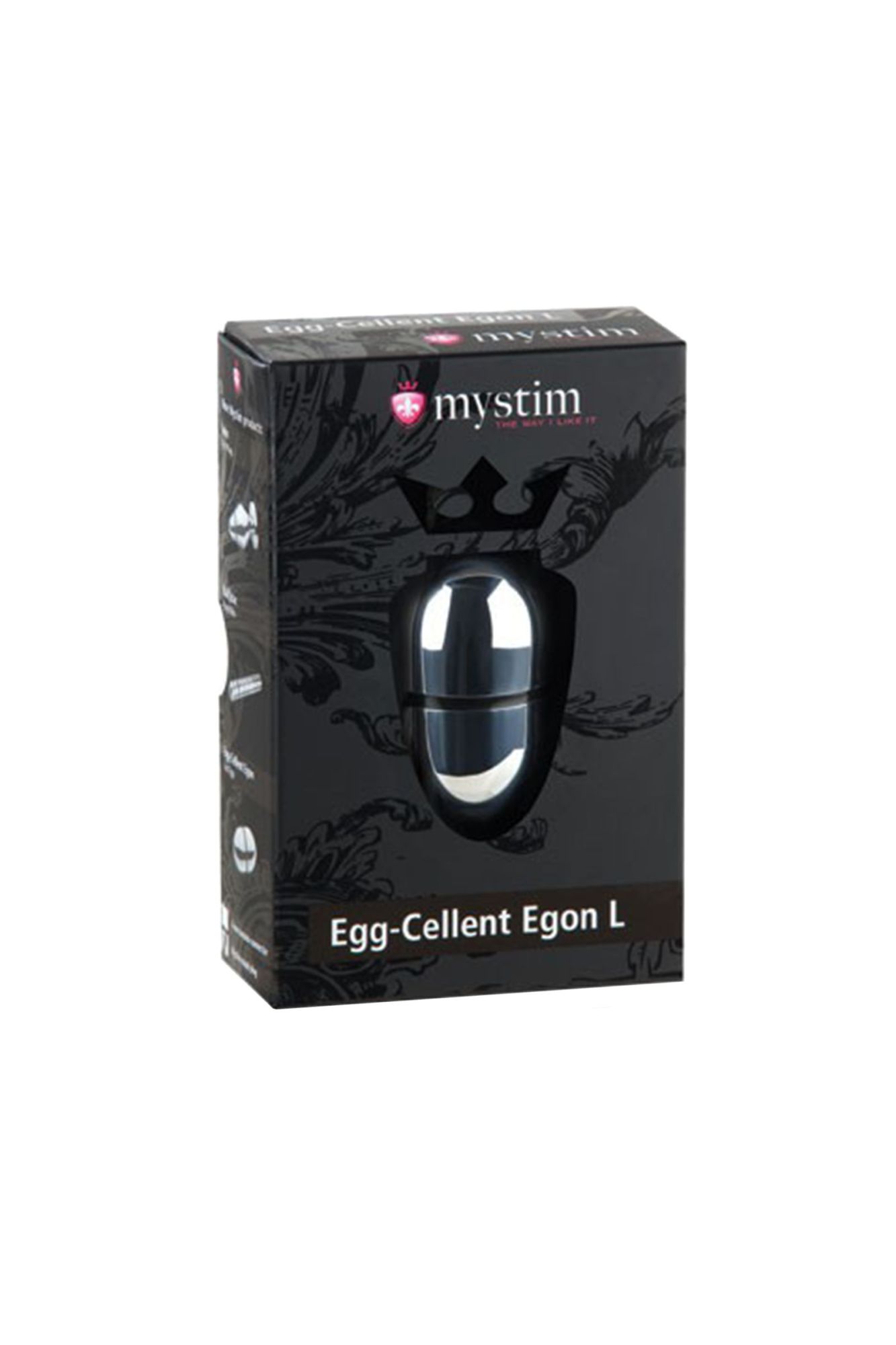 электростимулятор яйцо mystim egg-cellent egon l, хирургическая сталь, серебряный, 7 см в Сочи